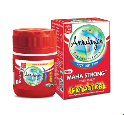 AMRU-MAHA STRONG 8ML RED – POWERFUL PAIN RELIEF OIL