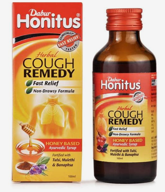 HONITUS SYRUP 100ML FOR RELIEVING COUGH AND SORE THROAT