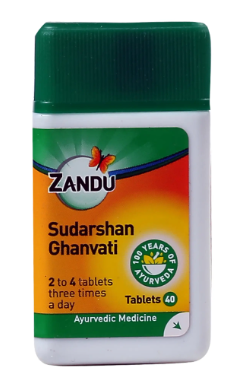 ZANDU SUDARSHAN TABLET 40S – AYURVEDIC IMMUNITY & DIGESTION SUPPORT