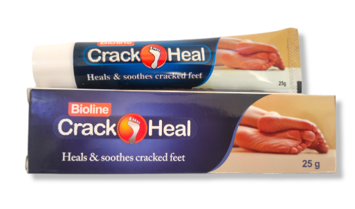 BIOLINE CRACK HEAL CREAM 25GM – INTENSIVE MOISTURIZING CREAM FOR DRY AND CRACKED SKIN