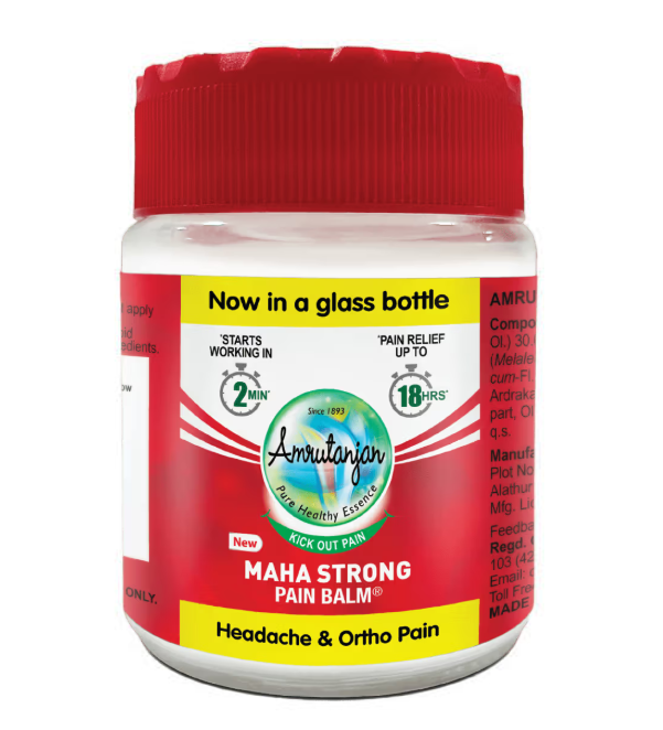 AMRU-MAHA STRONG 50ML – AYURVEDIC PAIN RELIEF OIL FOR MUSCULAR AND JOINT COMFORT