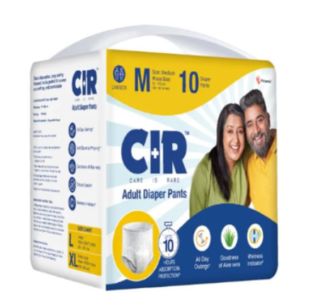 CIR ADULT DIAPER PANTS M-10S