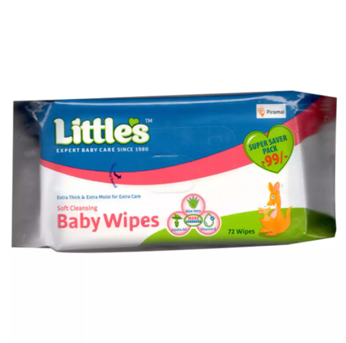 LITTLES BABY WIPES 72S