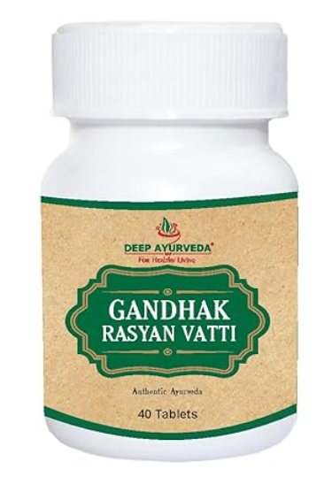 GANDHAK RASAYAN TAB 40S [D] – IMMUNITY AND DETOXIFICATION HERBAL TABLETS