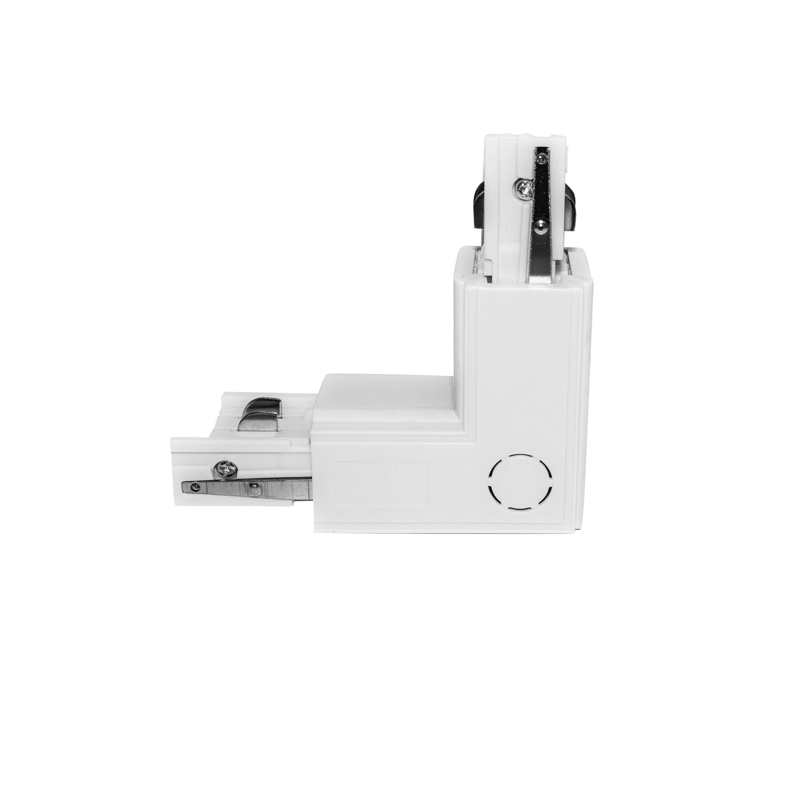 UNION CARRIL TRIFASICO L 90º BLANCA 