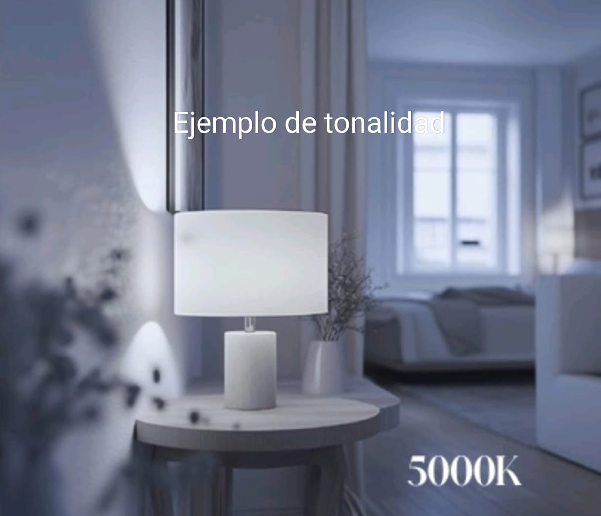 Aplique interior blanco 6w 3200k