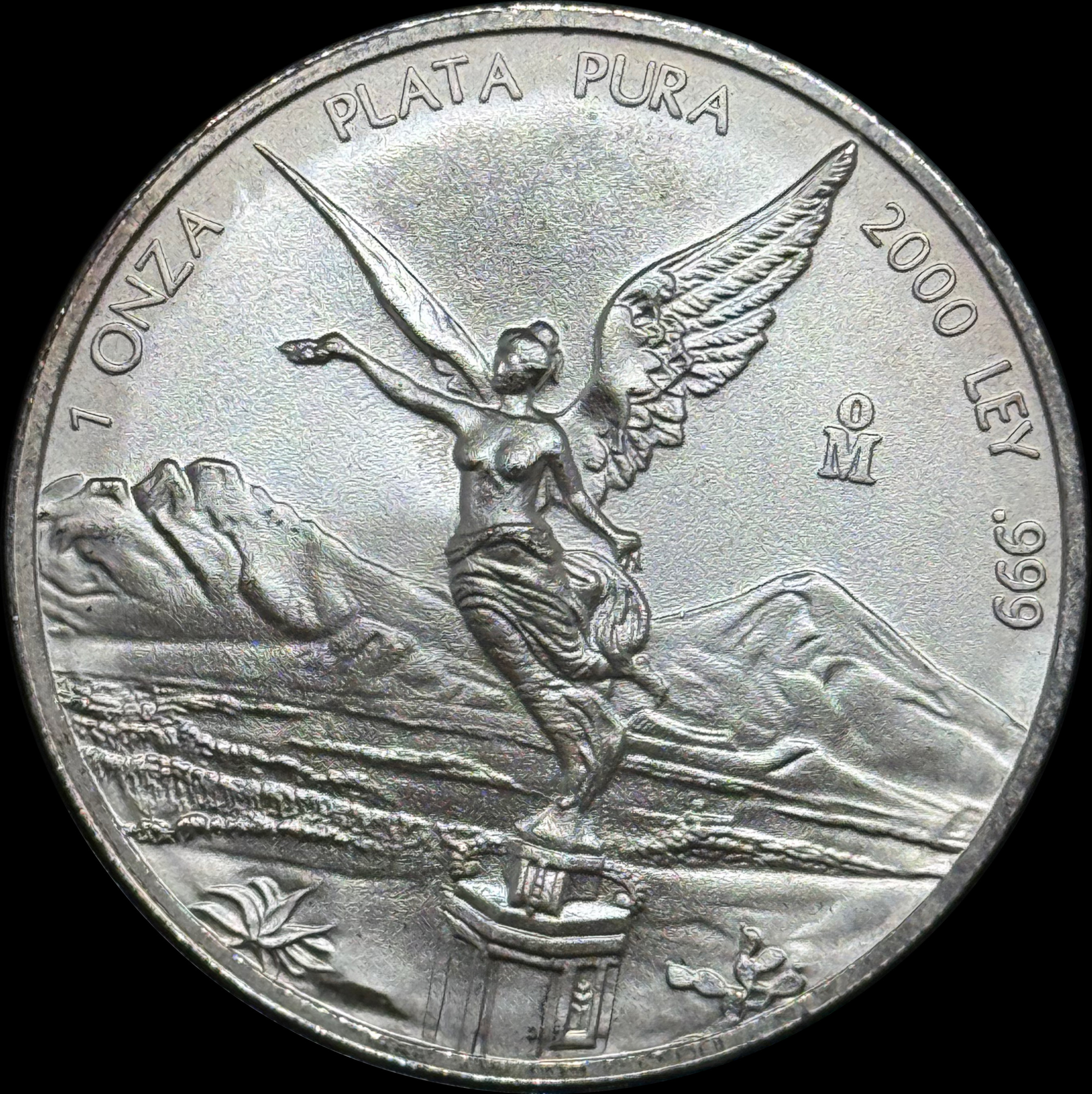 2000  Mexico 1 oz Silver Libertad BU - Mundo Libertad