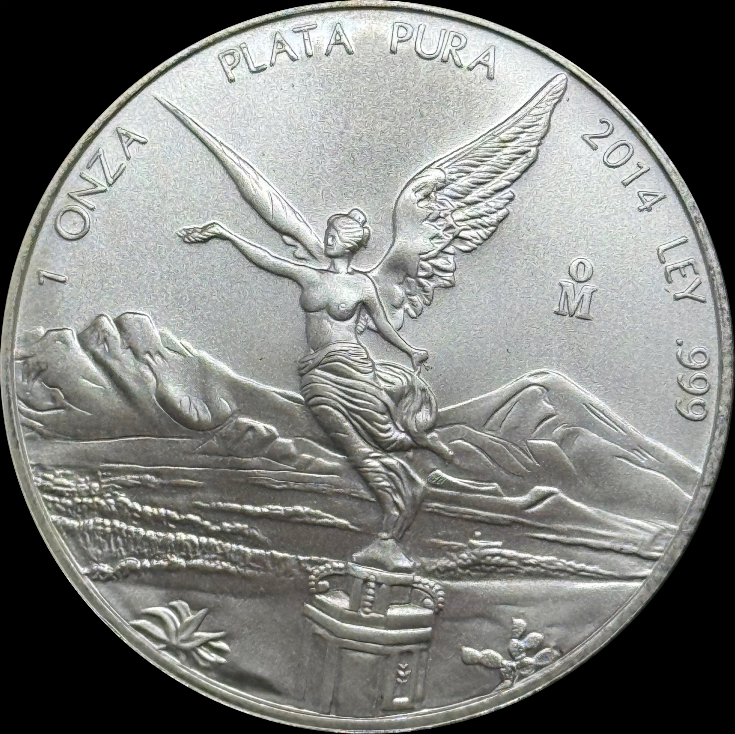 2014 1 oz Mexican Silver Libertad BU - Mundo Libertad