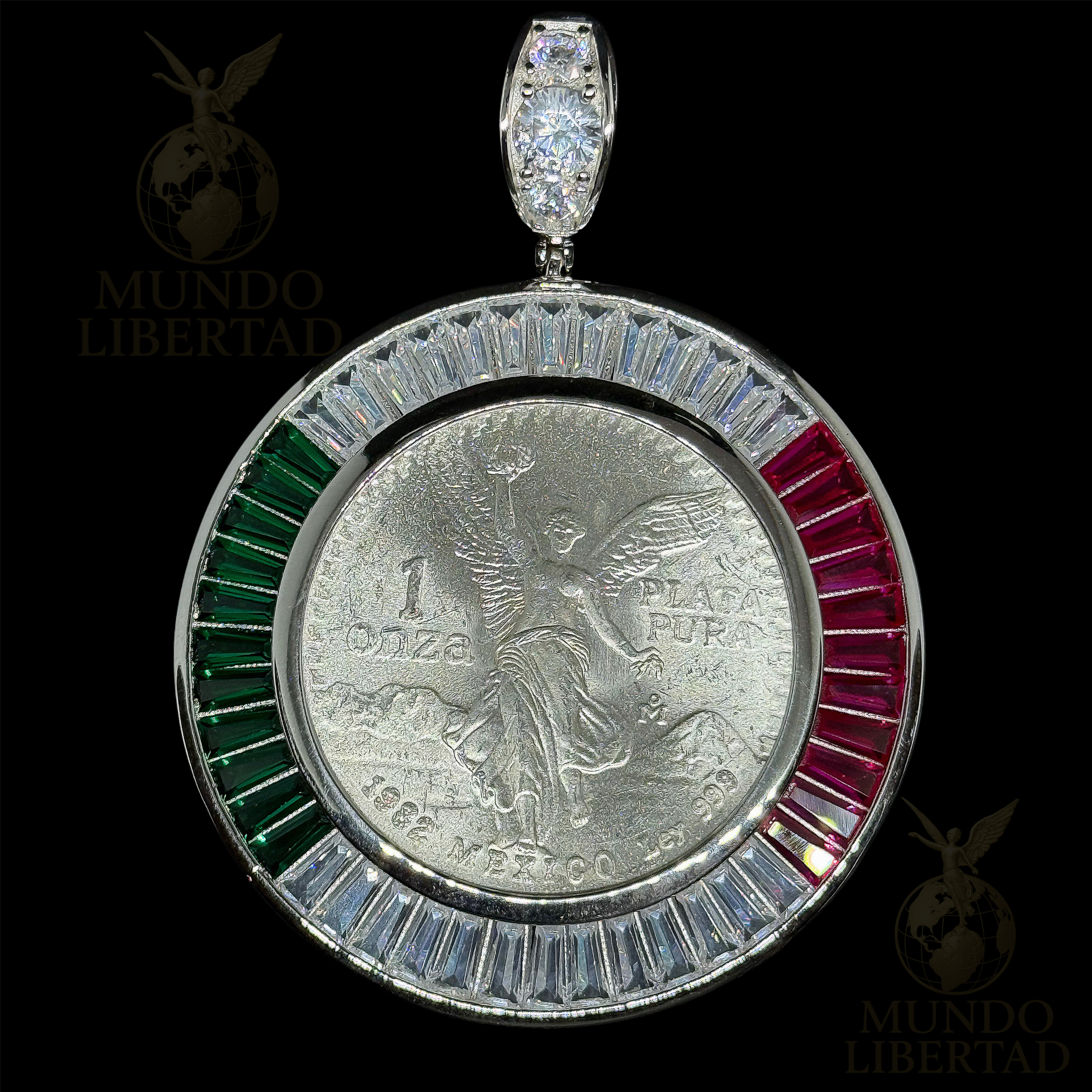 Bisel  Tricolor Mexicano para onza Libertad(1982-1995)