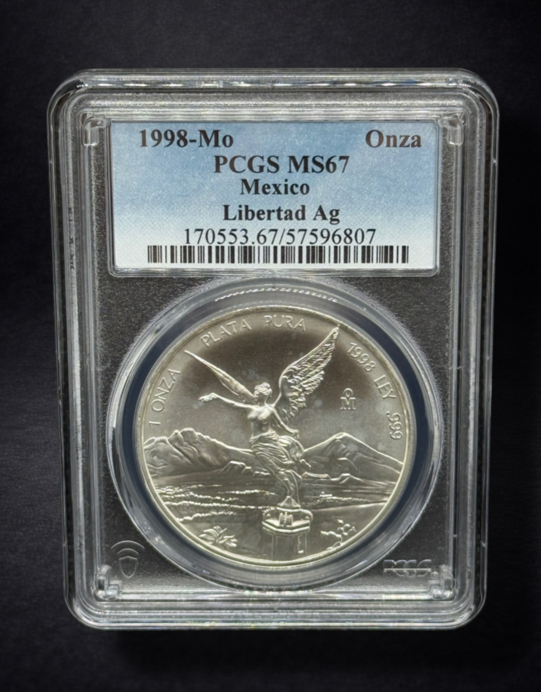 1998 Oz Libertad MS-67 PCGS - Mundo Libertad