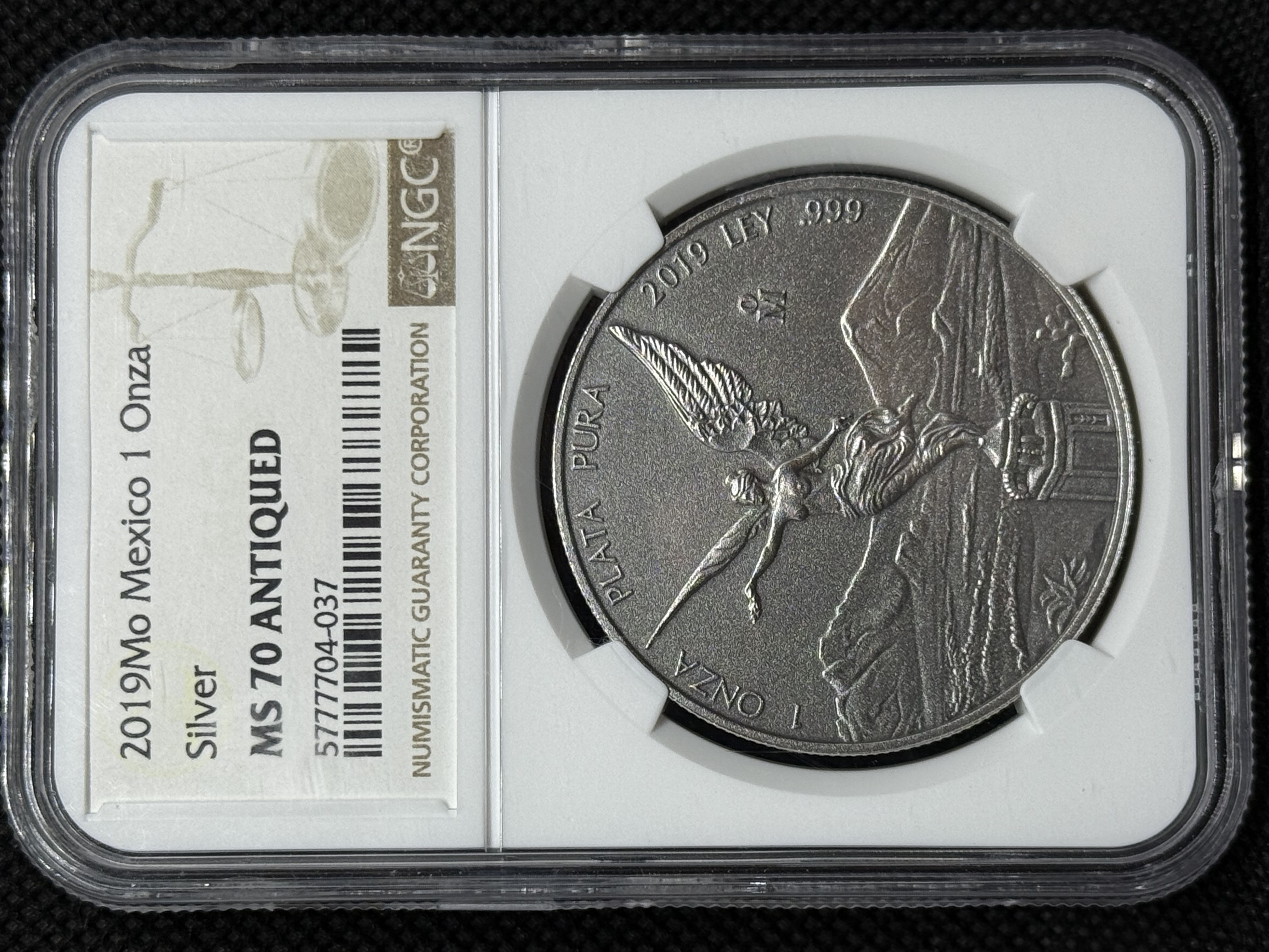 2019 Oz Libertad Antique Finish MS-70 NGC