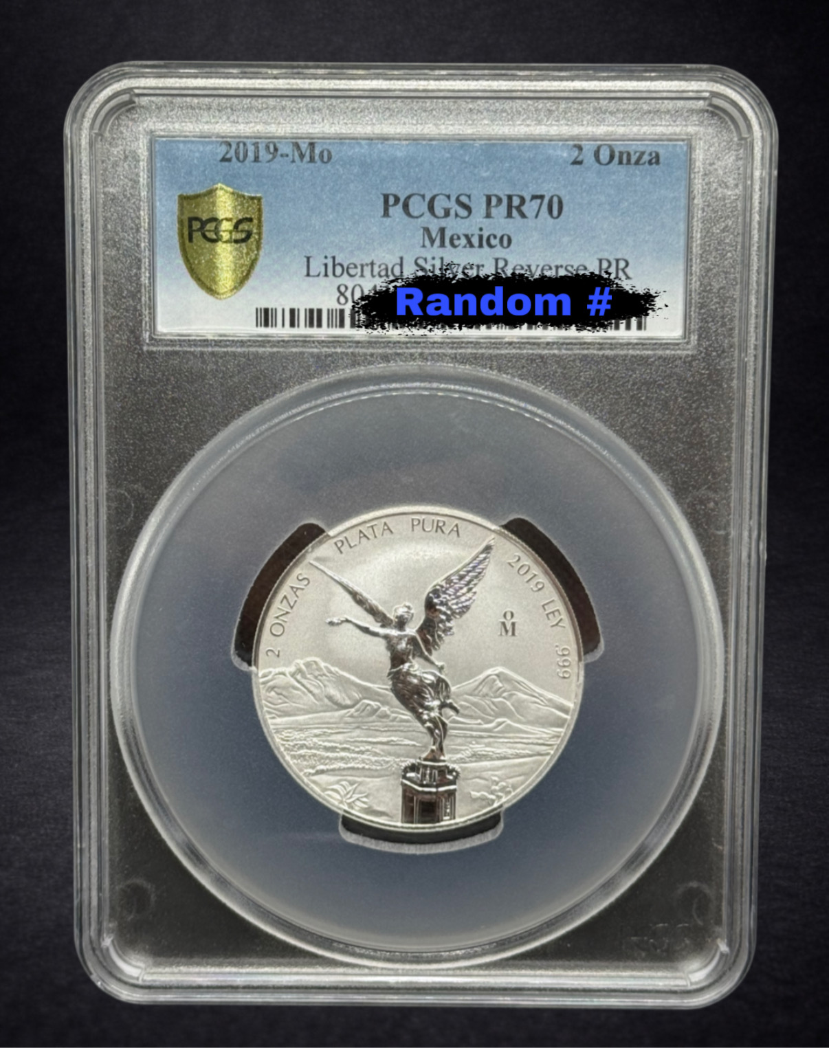 2019 2 oz Silver Libertad RP70 PCGS – Low Mintage 1,000