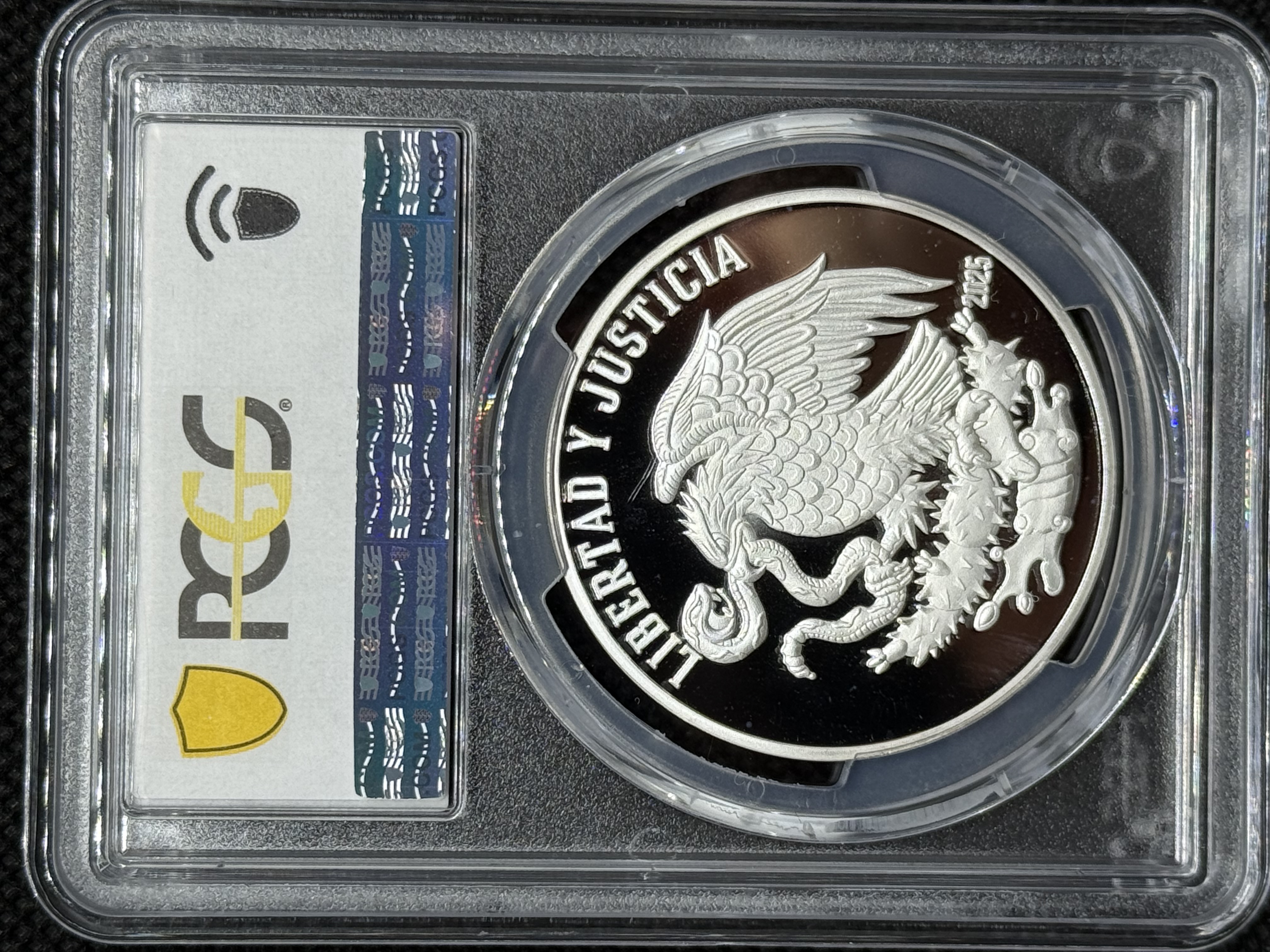 Héroes de la Revolución Zapata / Villa 1 oz Plata 2025  PF-69 PCGS