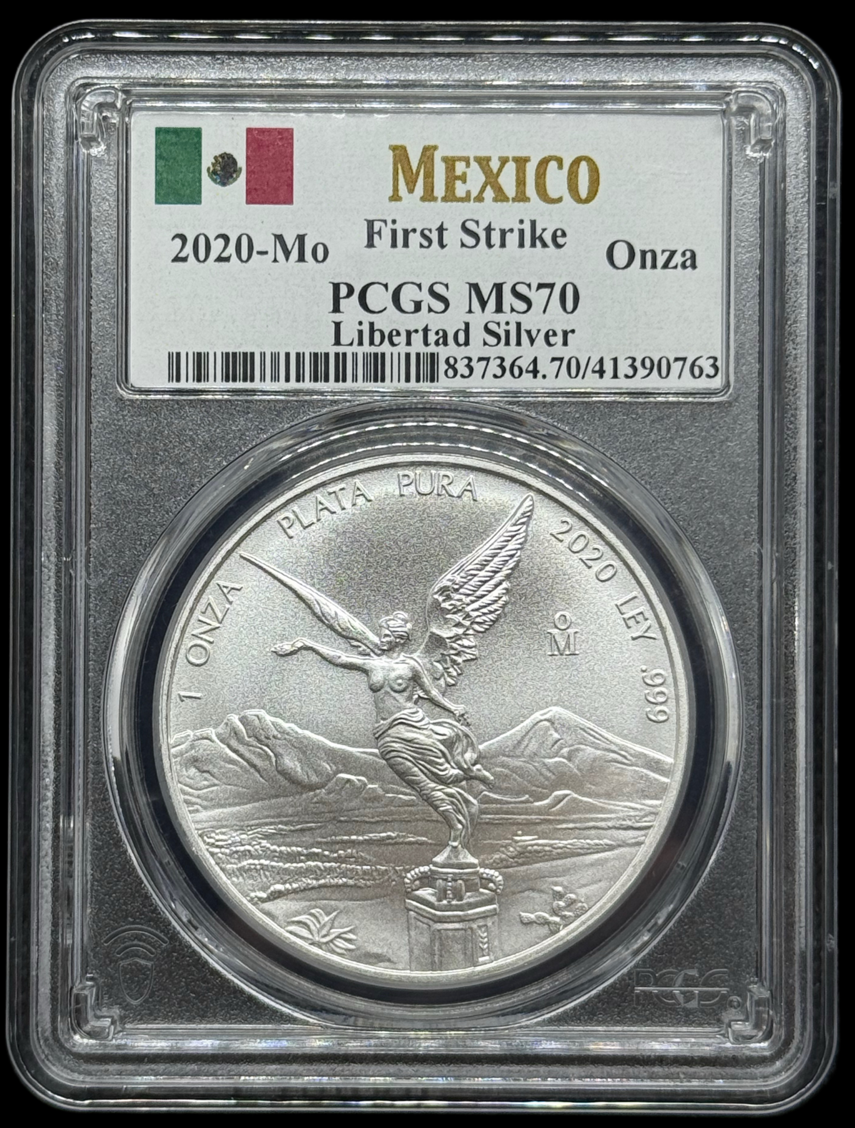 2020 Oz Libertad MS-70 PCGS
