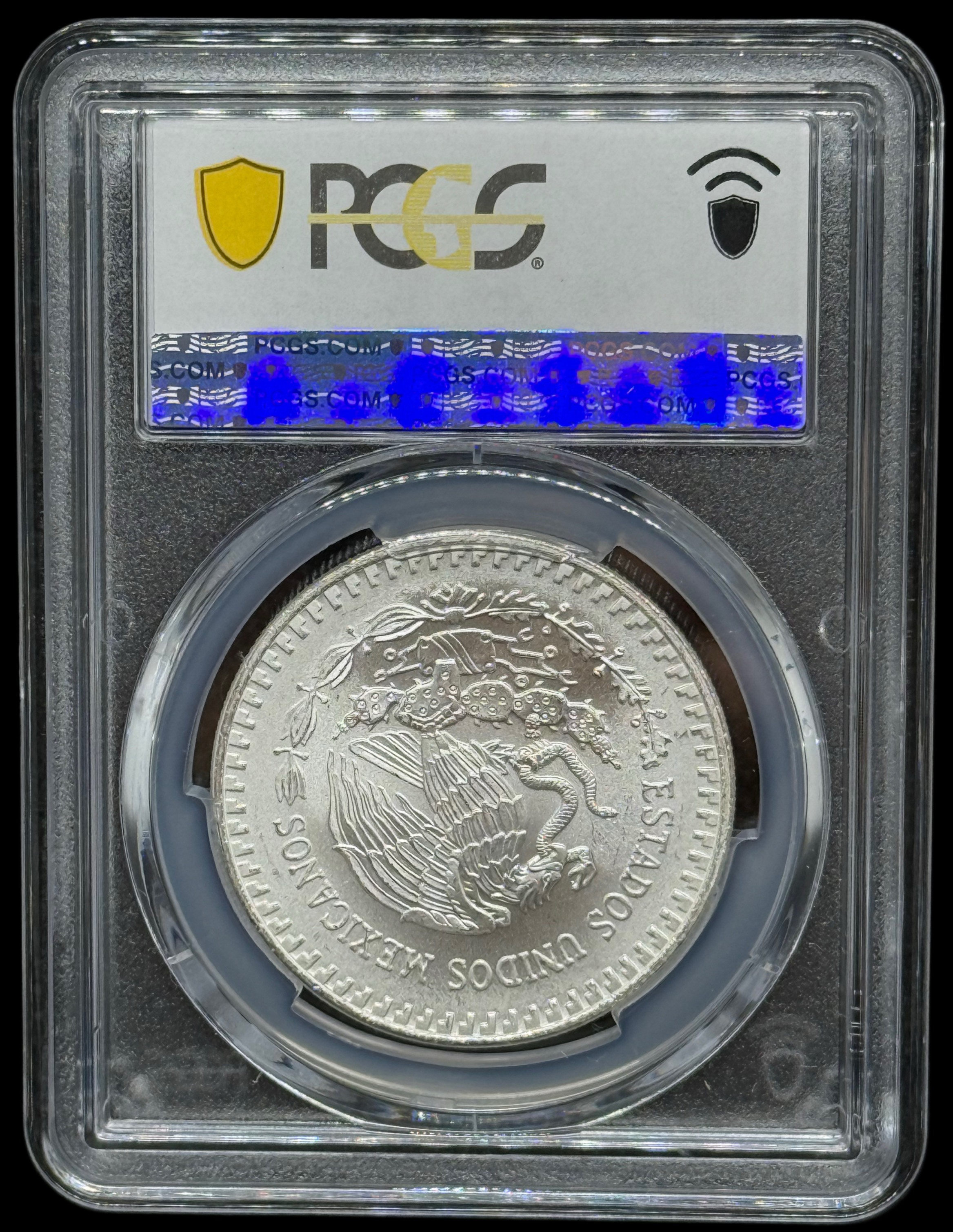 1991-Mo Mexico 1 oz Silver Libertad Type II – PCGS MS68