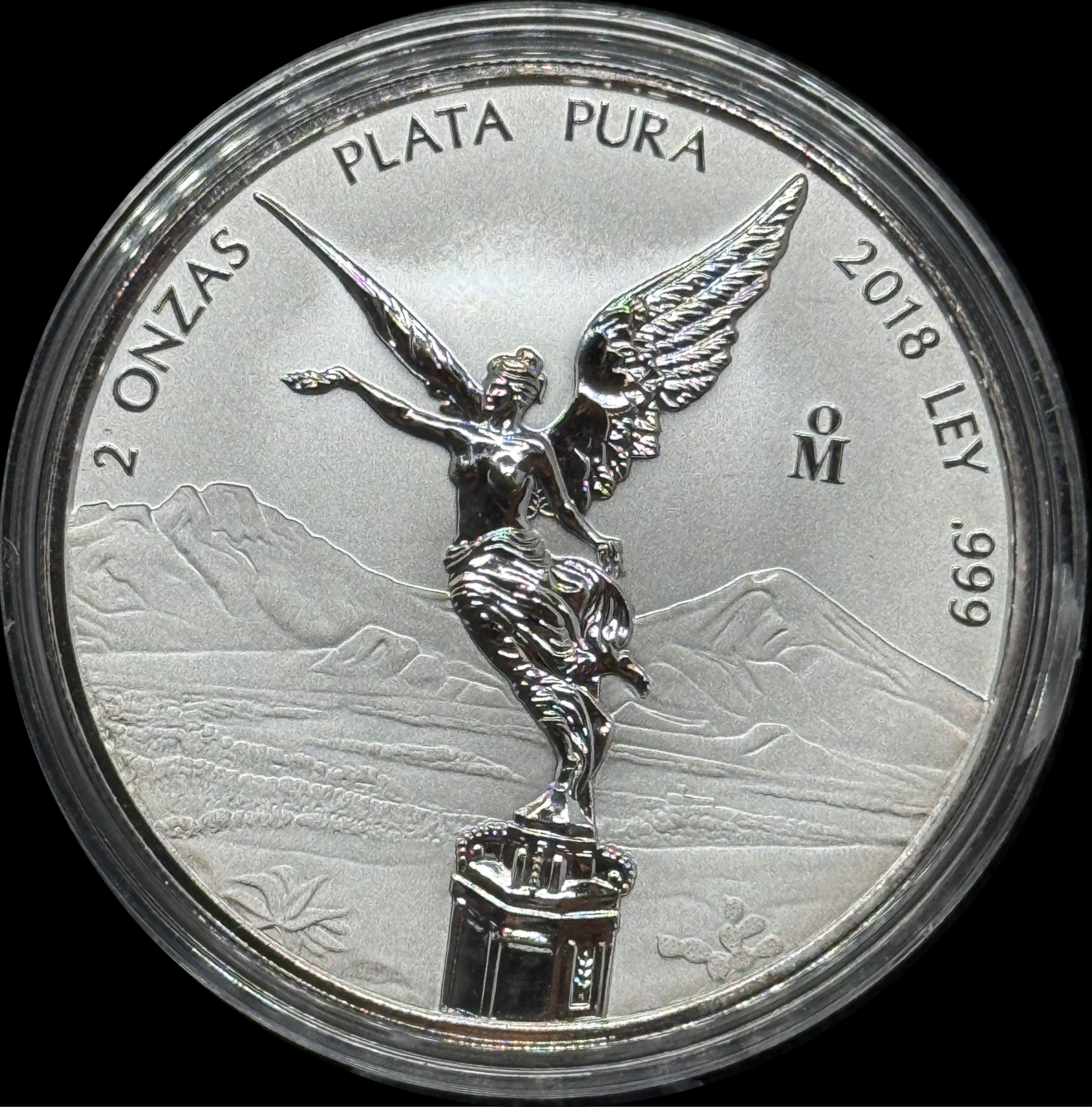 2018 Mexico 2 oz Silver Libertad Reverse Proof Coin in Capsule | Low Mintage