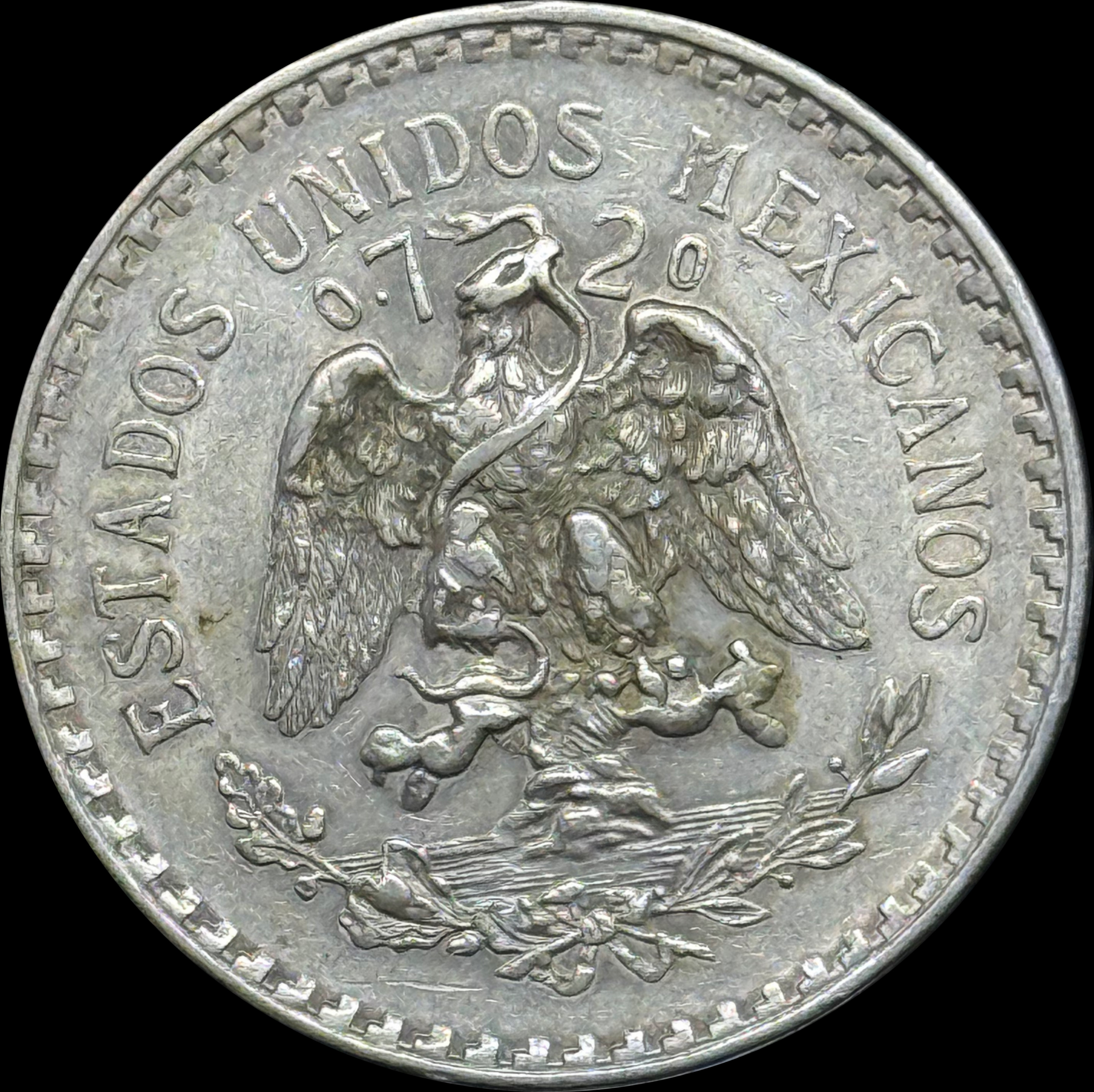 Peso Resplandor 1927 – Plata .720 – México