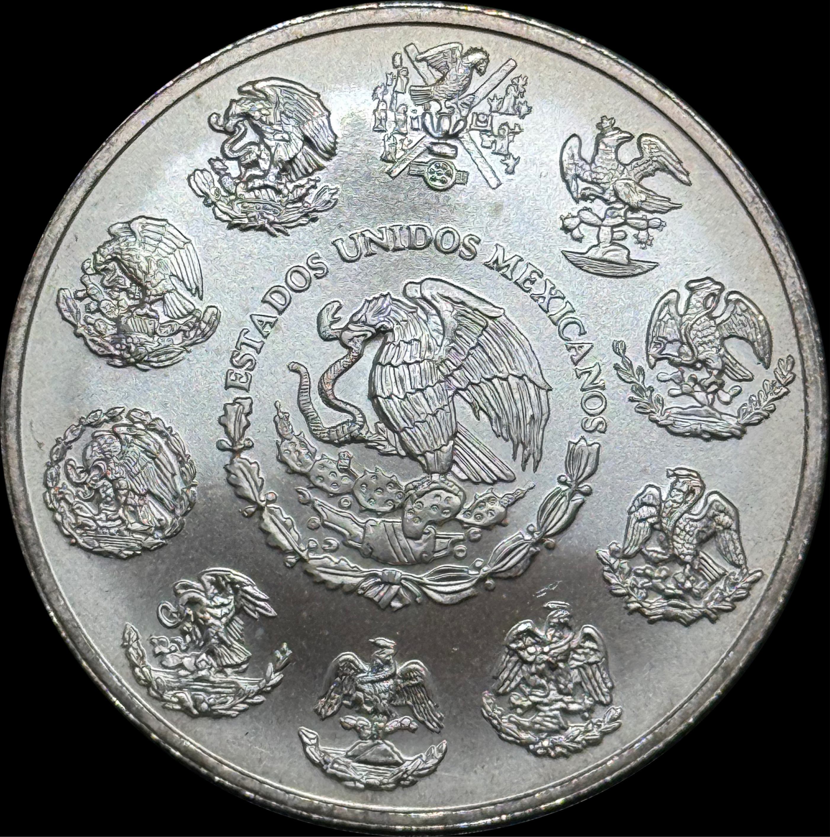 2000  Mexico 1 oz Silver Libertad BU - Mundo Libertad