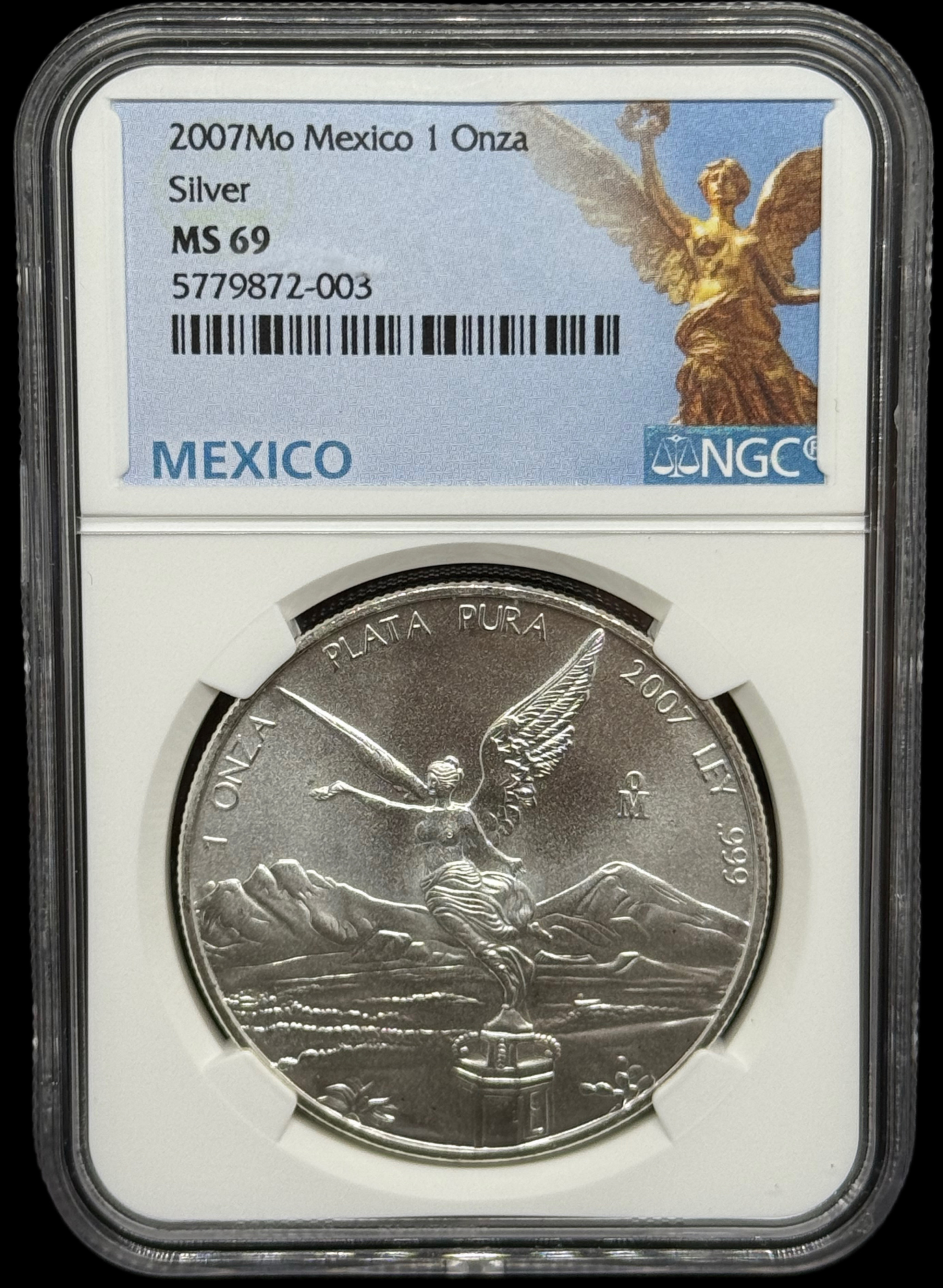 2007 Oz Libertad MS-69 NGC TOP POP