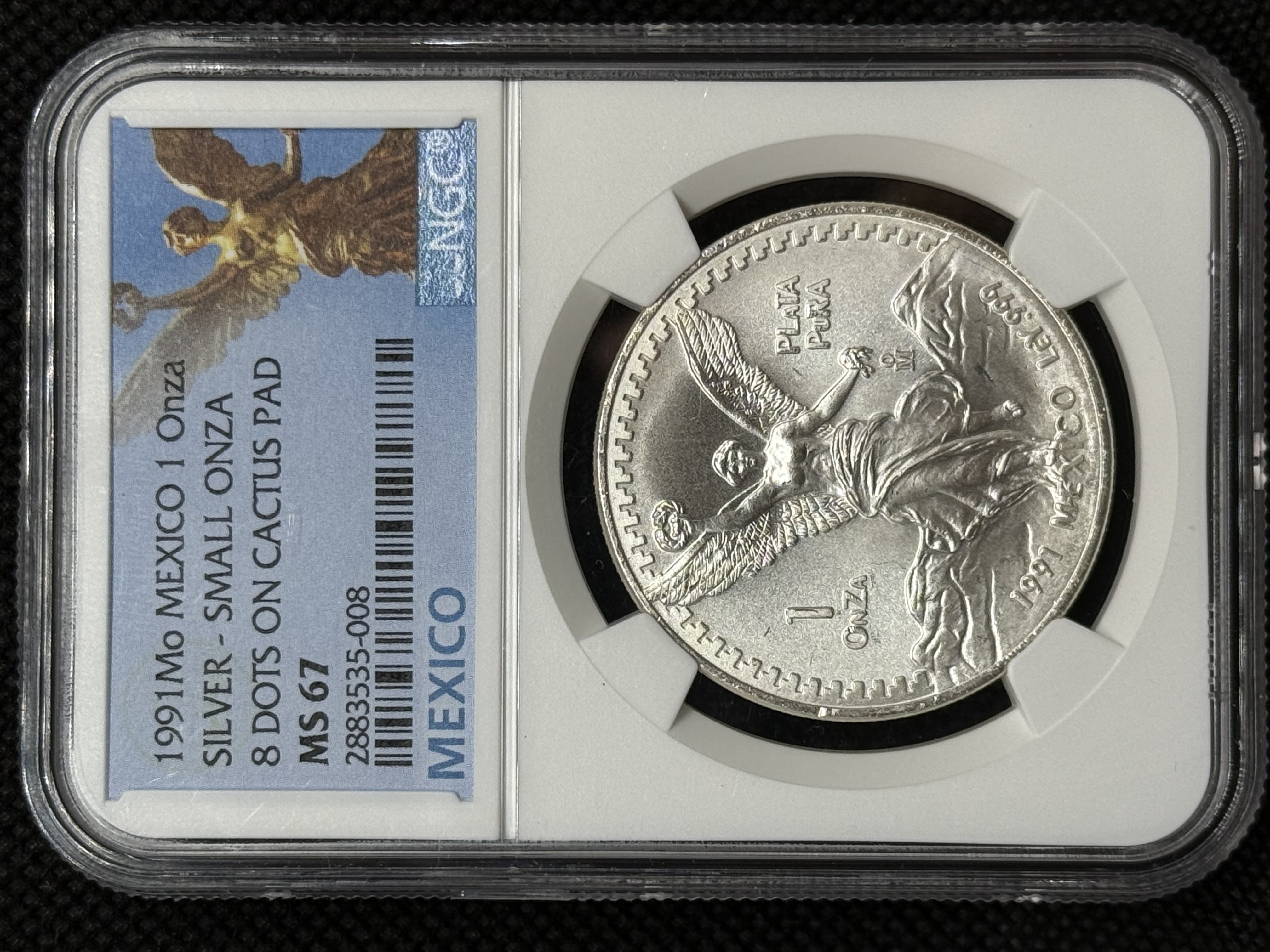 1991 Mexico Oz Libertad Tipo 2 MS - 67 NGC