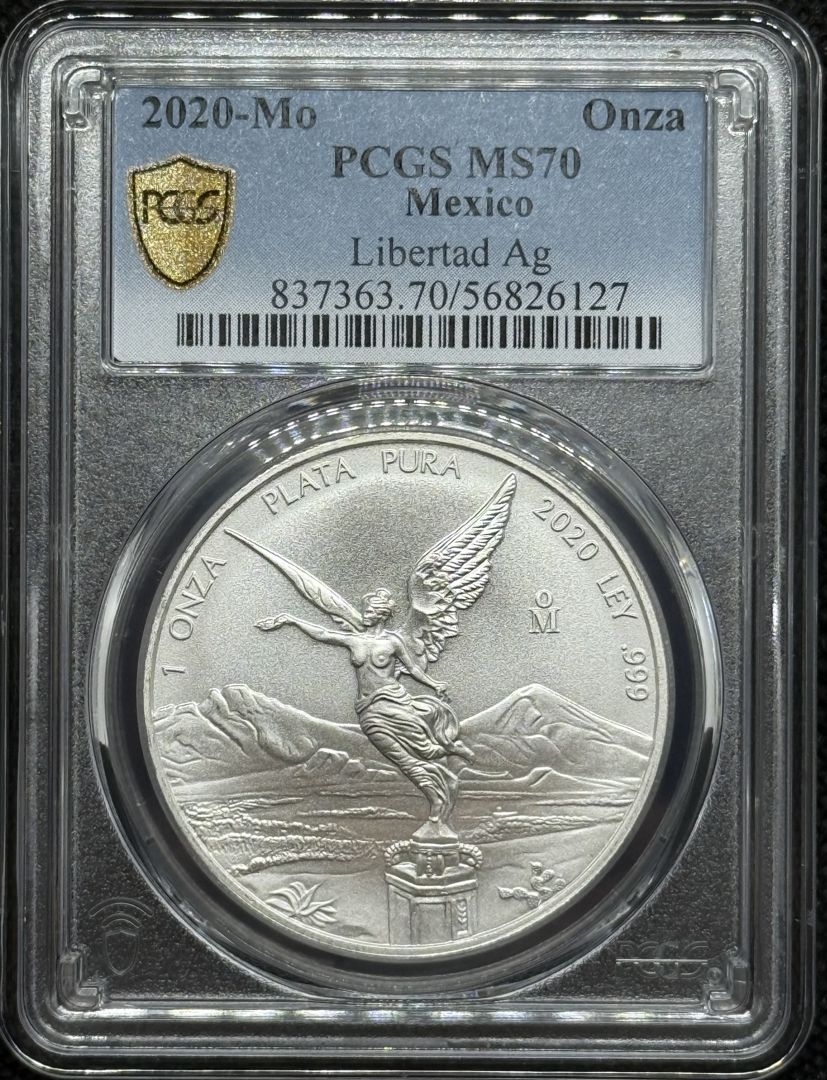 2020 oz Libertad  PCGS MS70