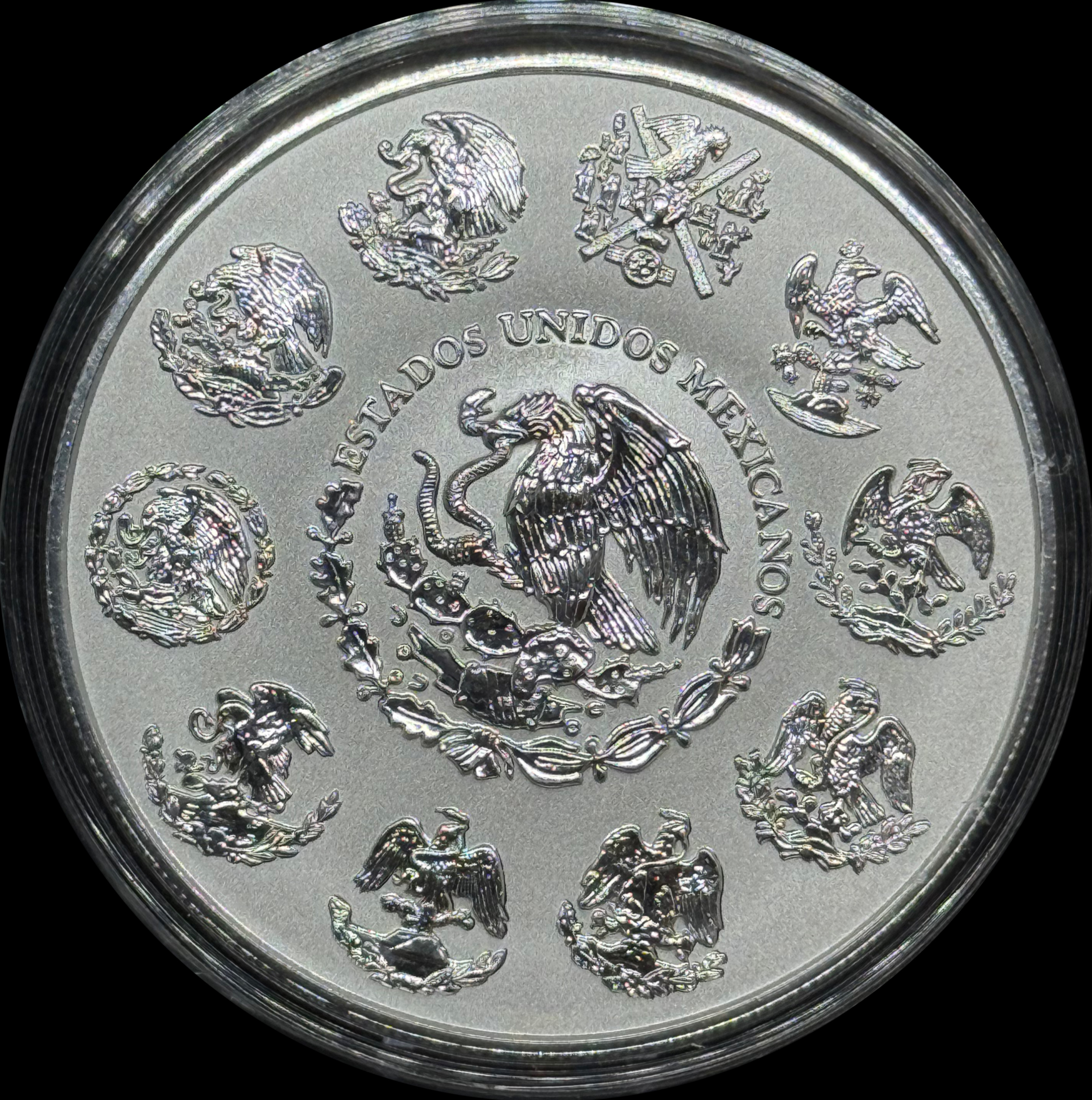 2020 Mexico 2 oz Silver Libertad Reverse Proof Coin in Capsule | Low Mintage 