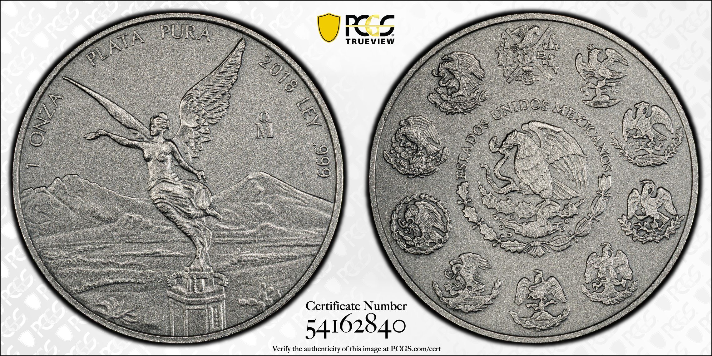2018 Oz Libertad Antique Finish  SP70 PCGS