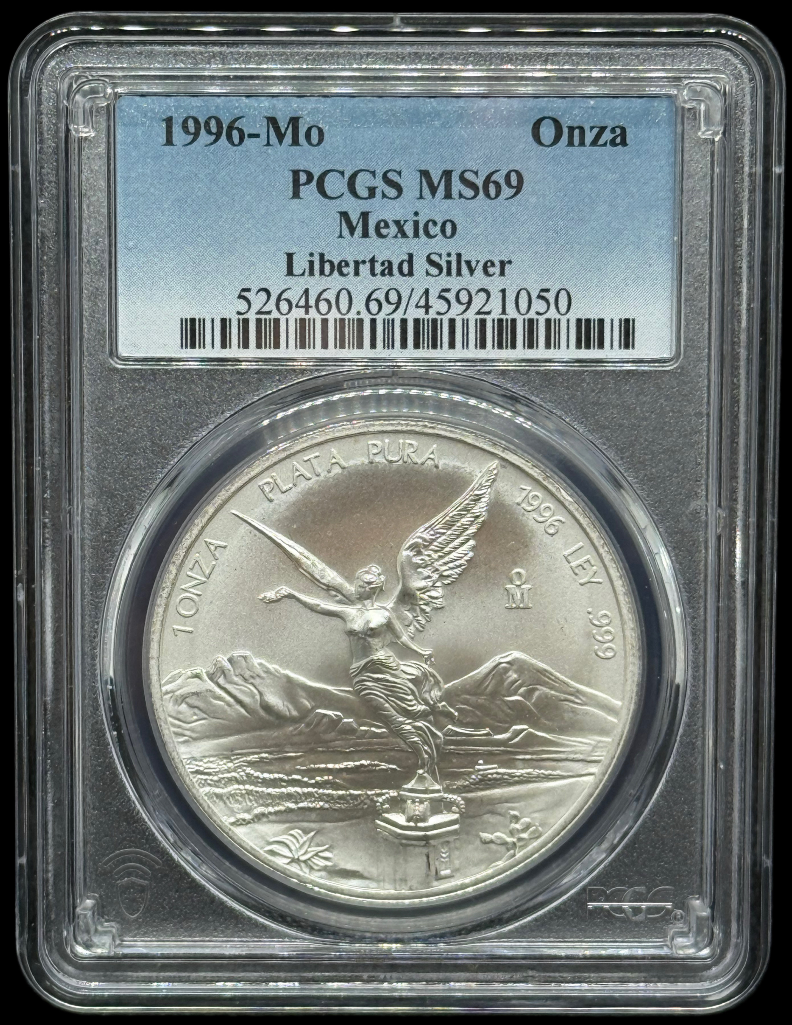 1996 Oz Libertad MS-69 PCGS TOP POP