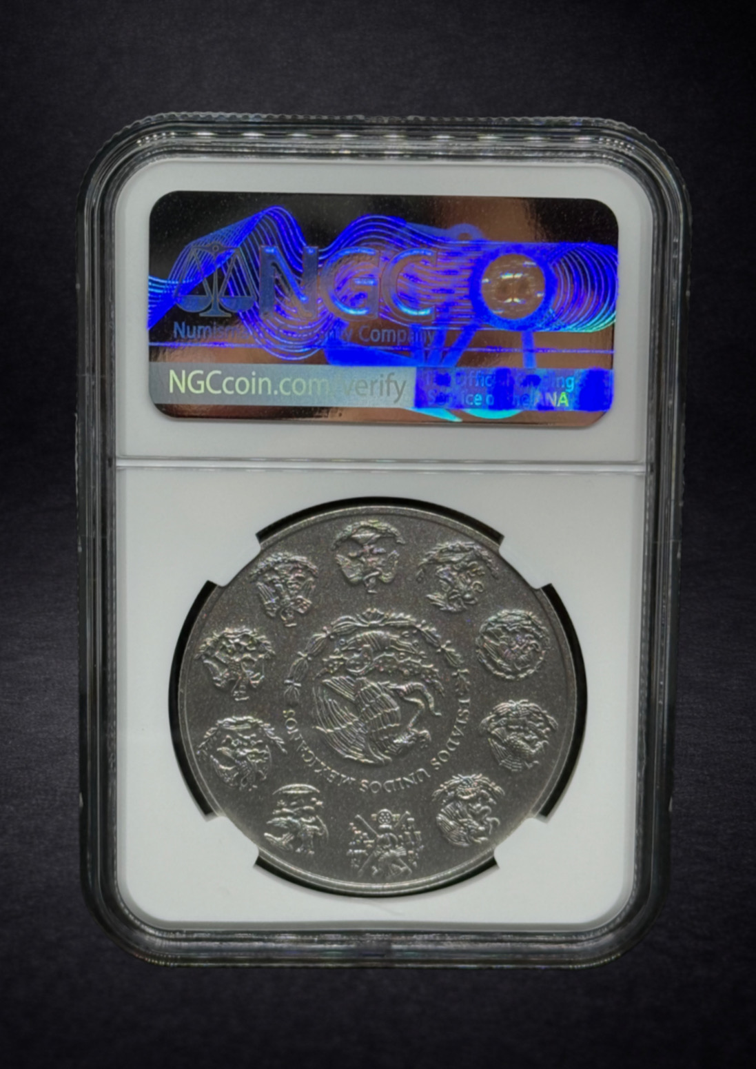 2018 1 oz Mexican Silver Libertad – Antique Finish MS-70 NGC | Special Label