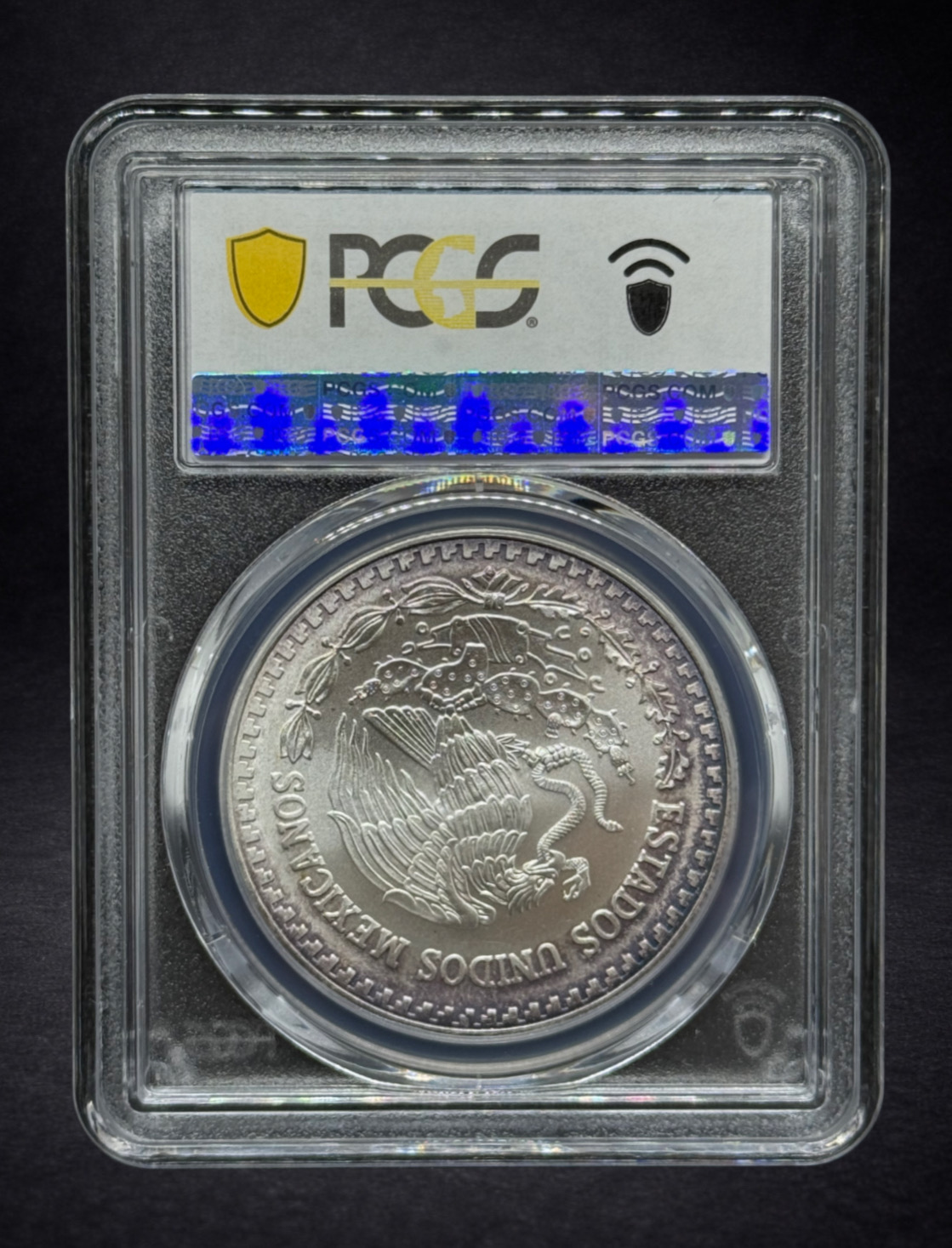 1996 Mexico 1 oz Silver Libertad Satin Finish PCGS MS69 Key Date