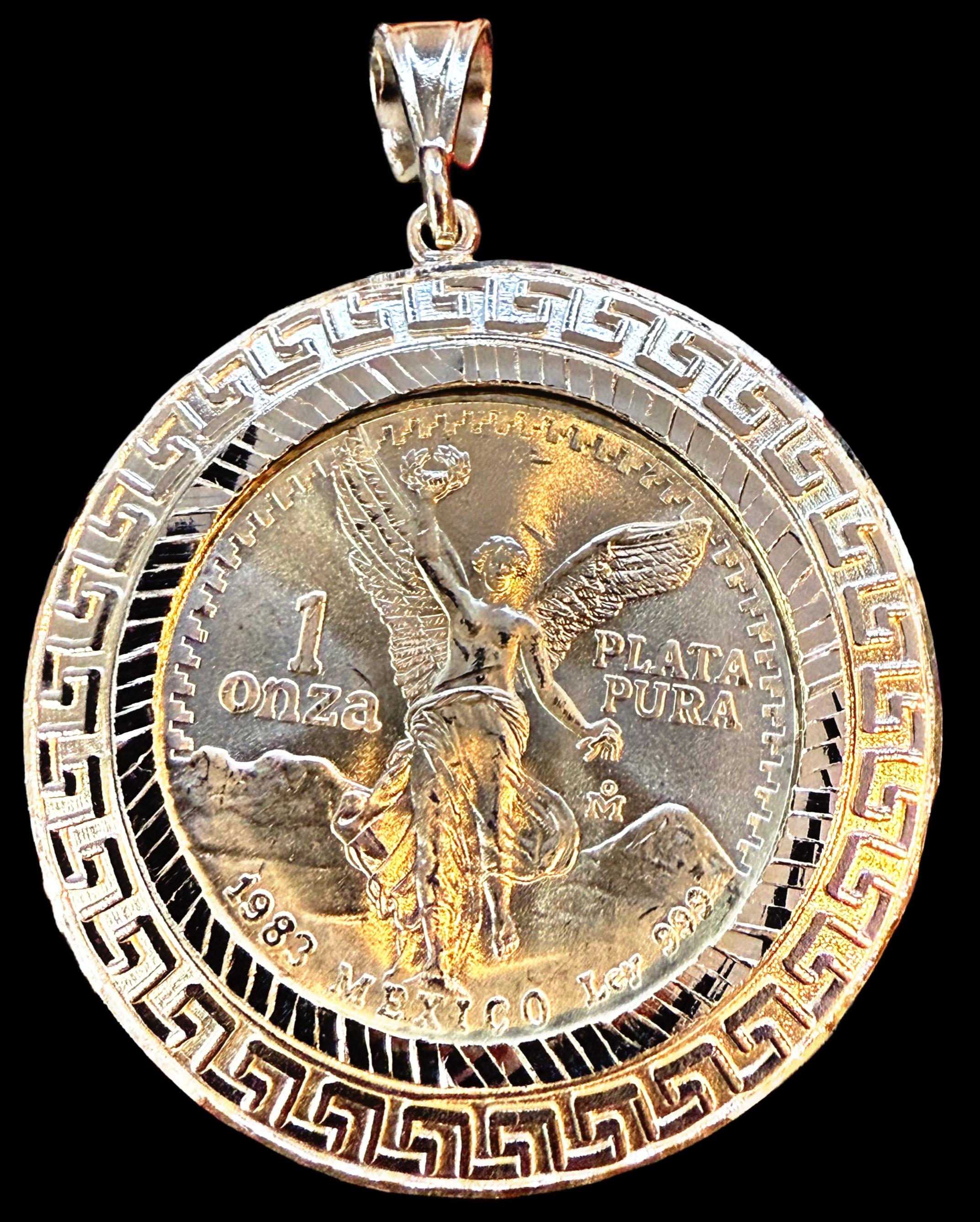 Bisel estilo griego para onza Libertad (1982-1995)
