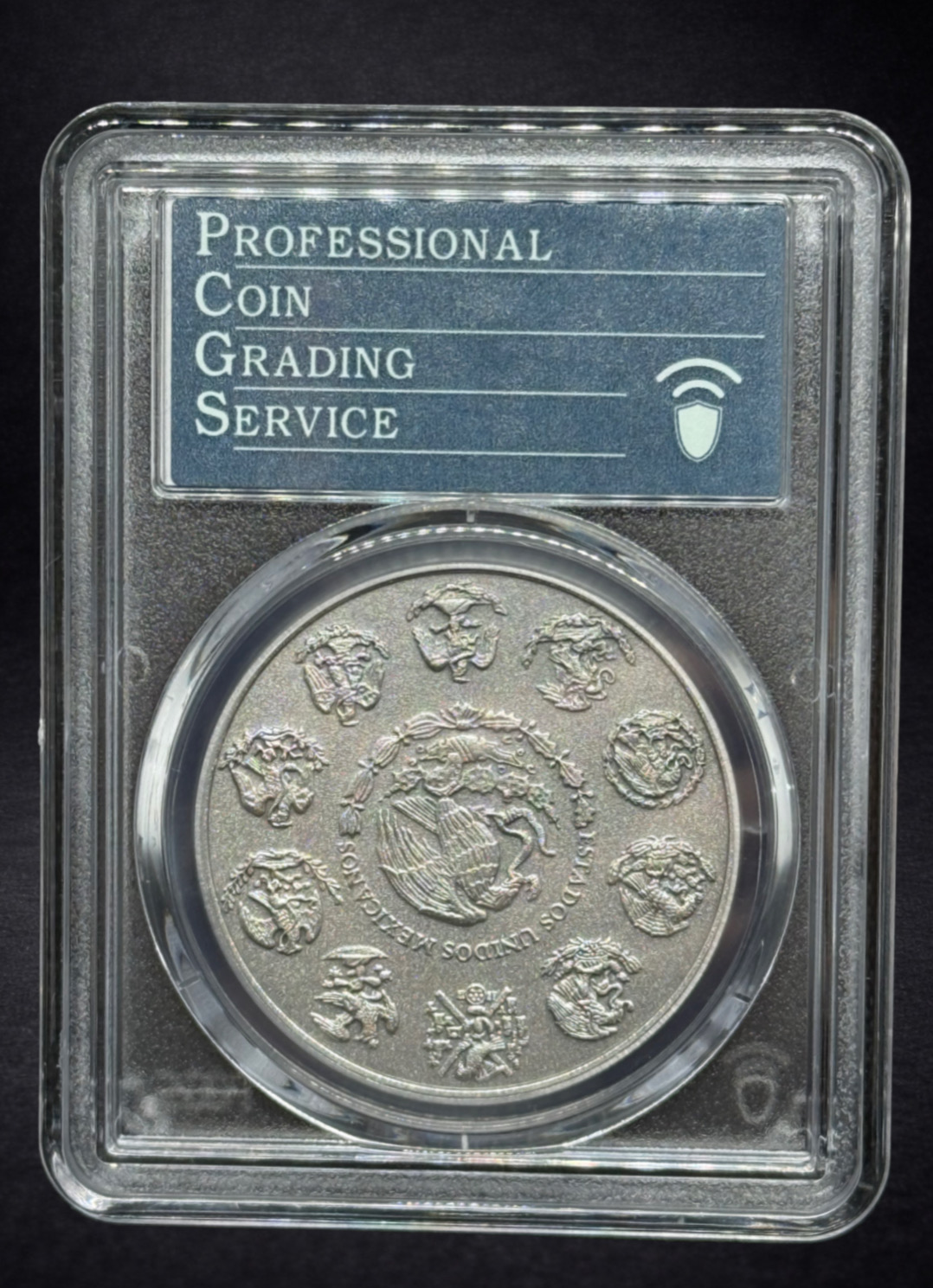 2018 Mexican Silver Libertad 1 oz Antique Finish SP70 PCGS – 40th Anniversary Label