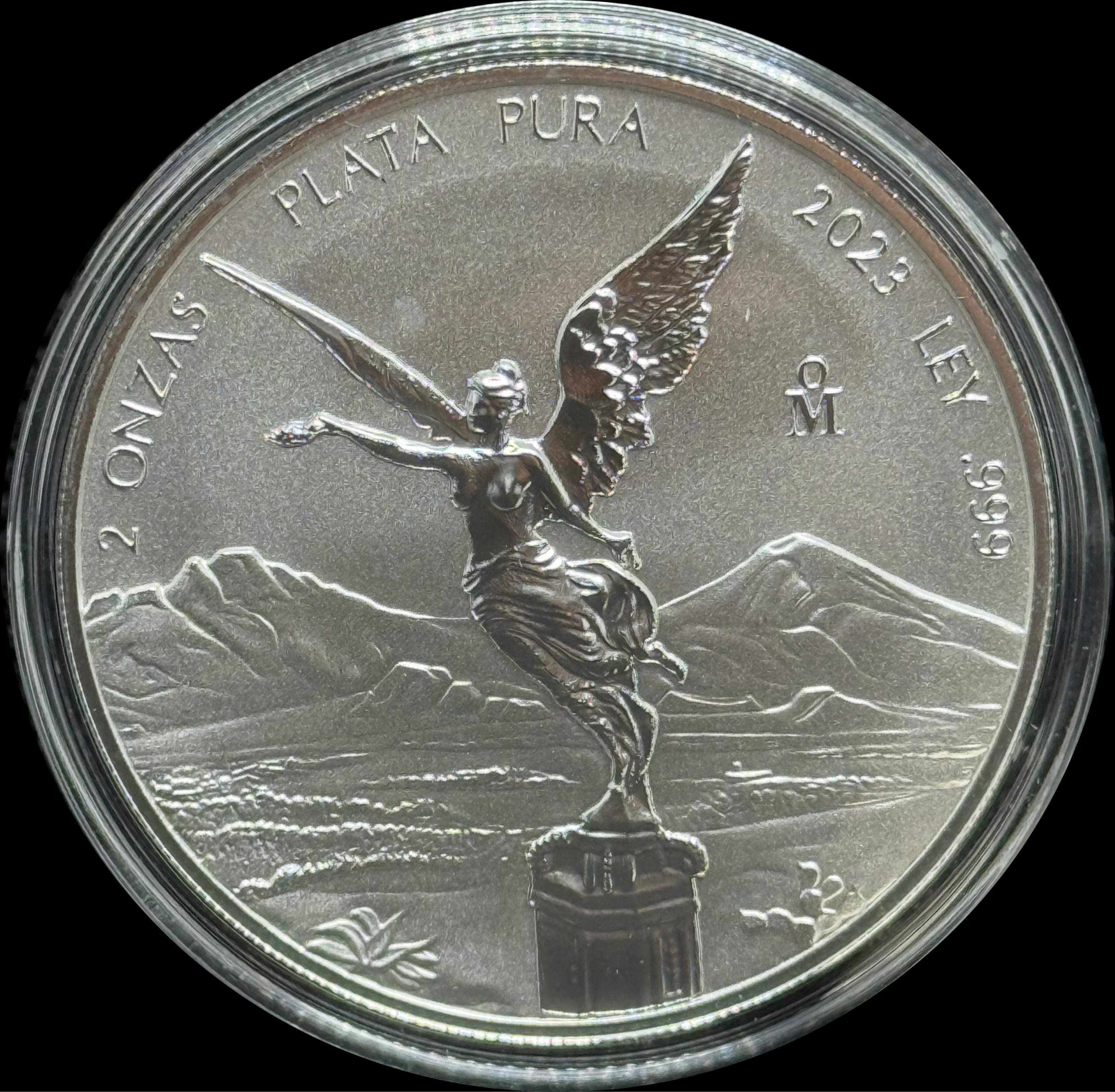 2023  Mexico 2 Oz Libertad Reverse Proof.