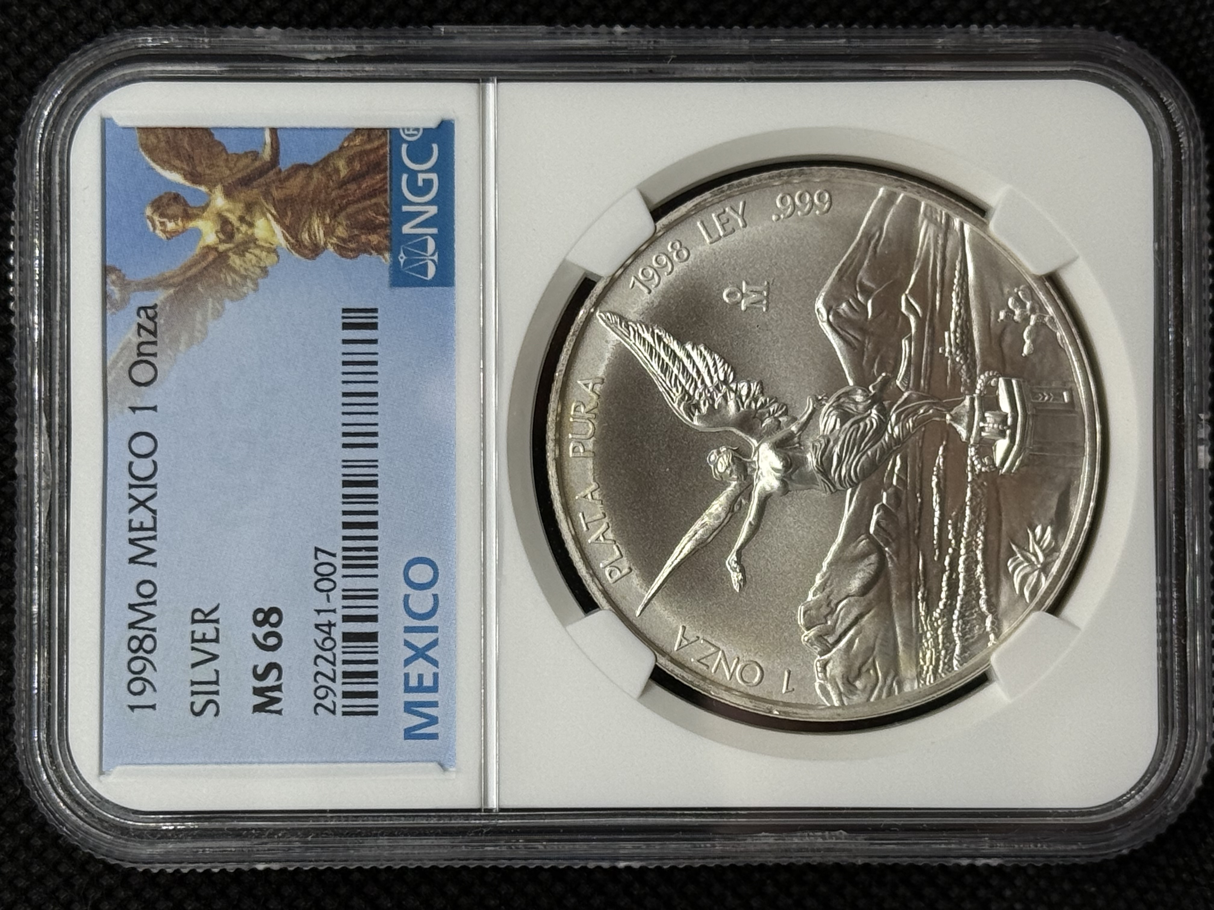 1998 Oz Libertad MS-68 NGC