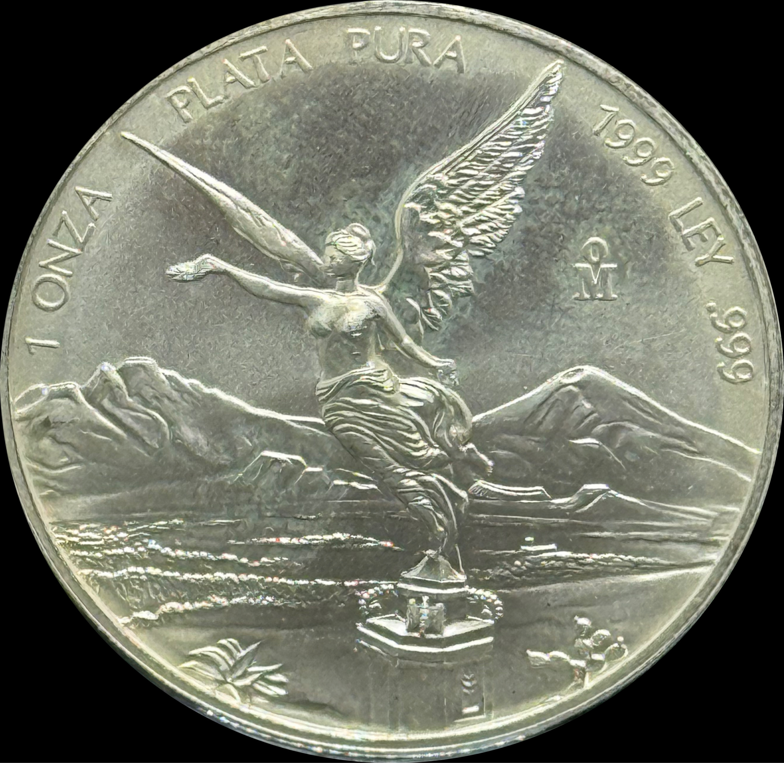 1999 Mexico 1 oz Plata Libertad (SPOTS)