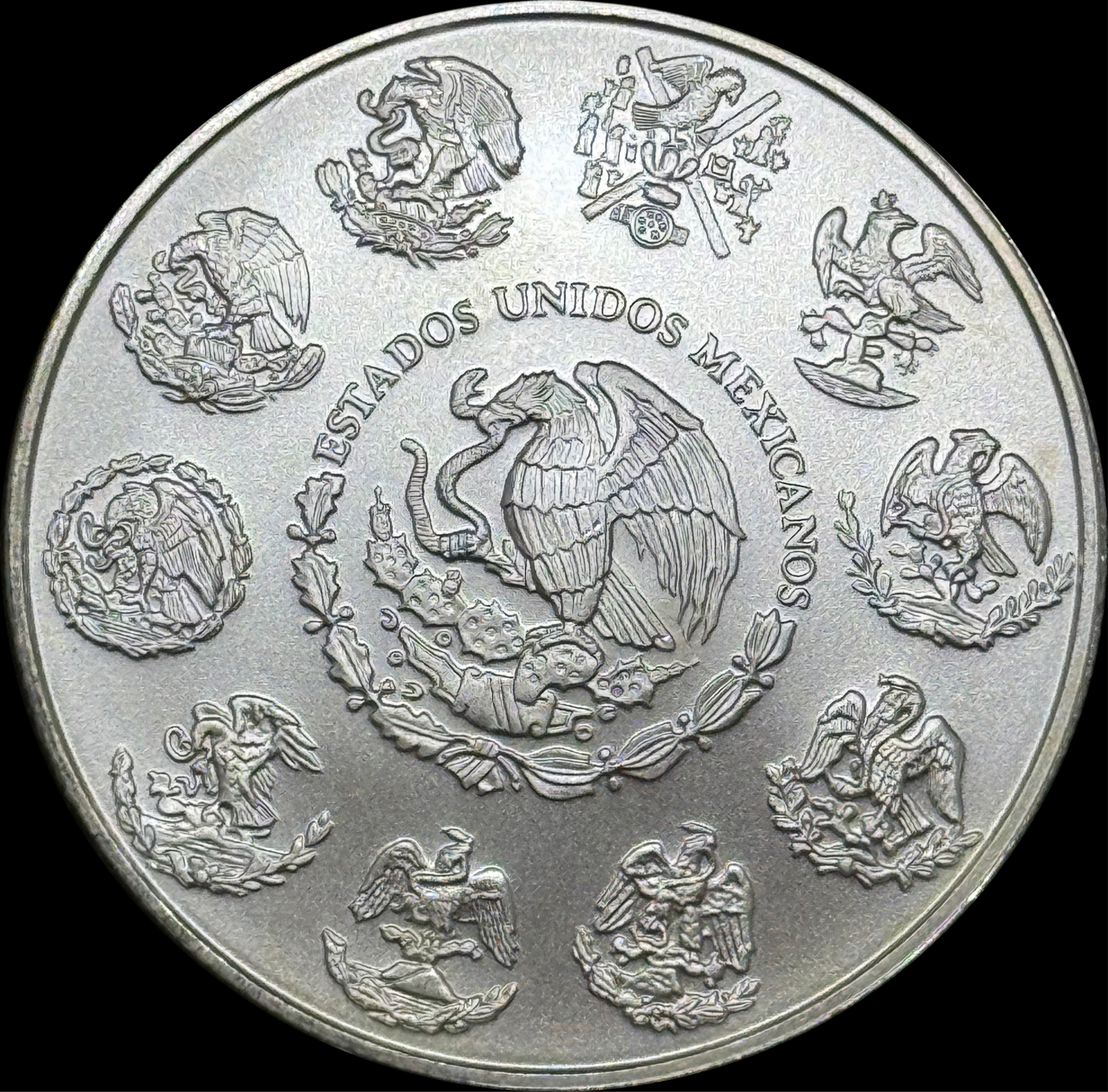 2014 1 oz Mexican Silver Libertad BU - Mundo Libertad