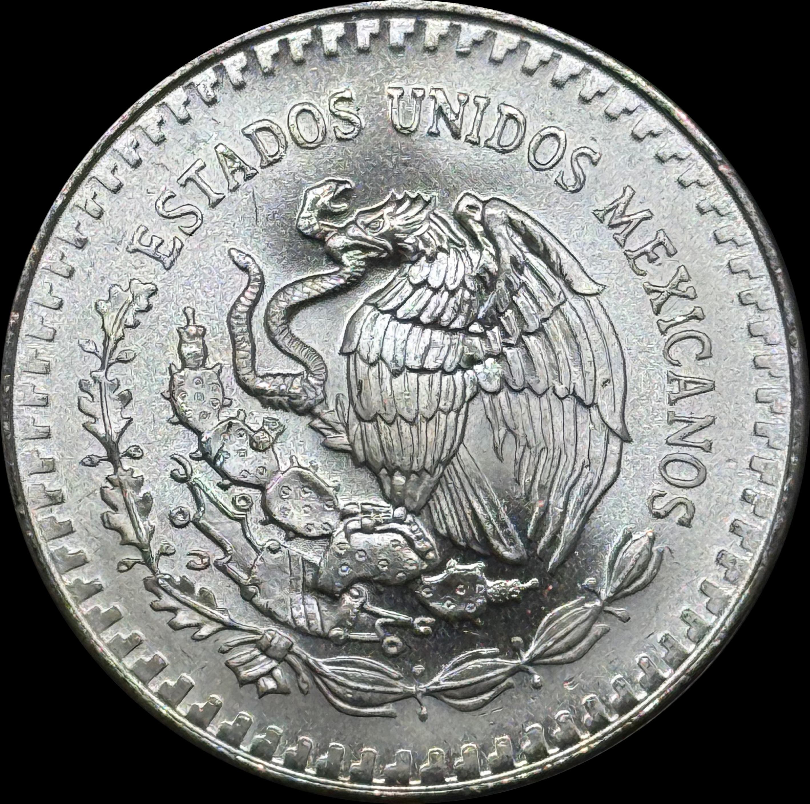 1989 Mexico 1 oz Silver Libertad BU - Mundo Libertad