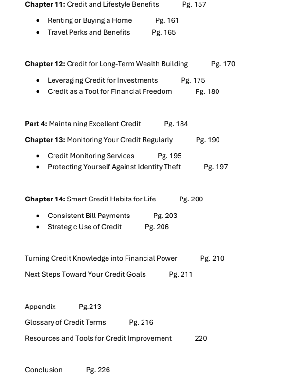 The Credit Blueprint