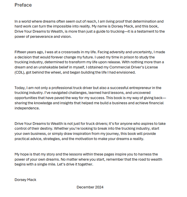 Drive Your Dreams To Wealth