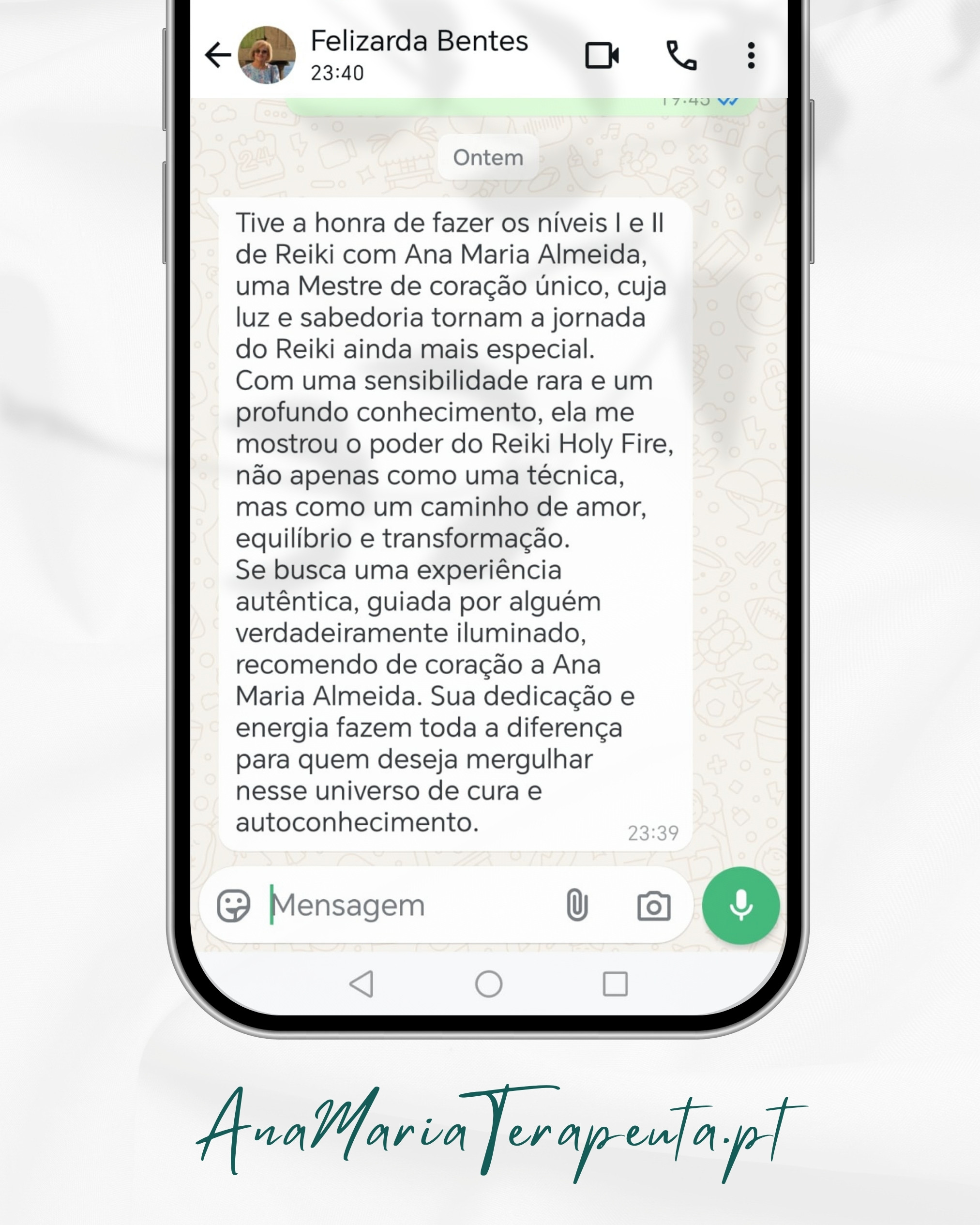 Curso de Reiki níveis I & II