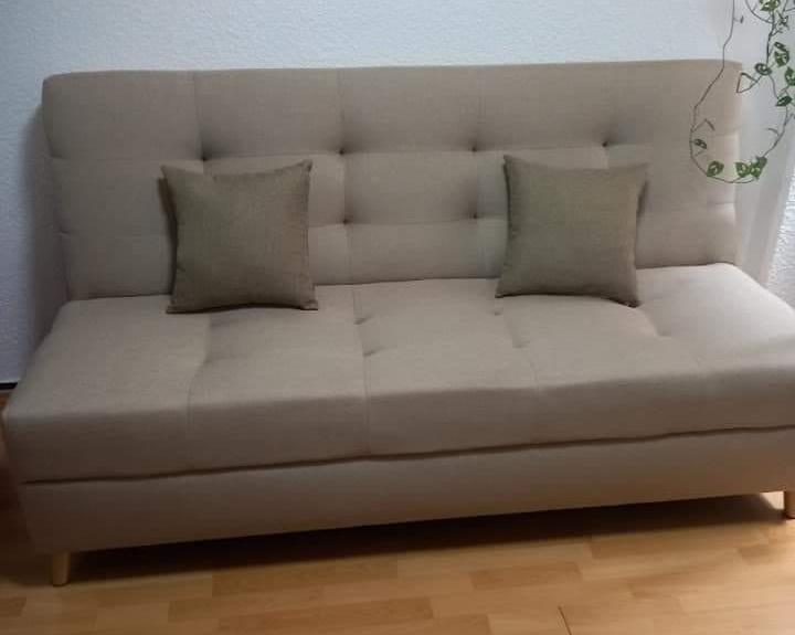 Sofá Cama Matrimonial Modelo Kerlly con baúl interno