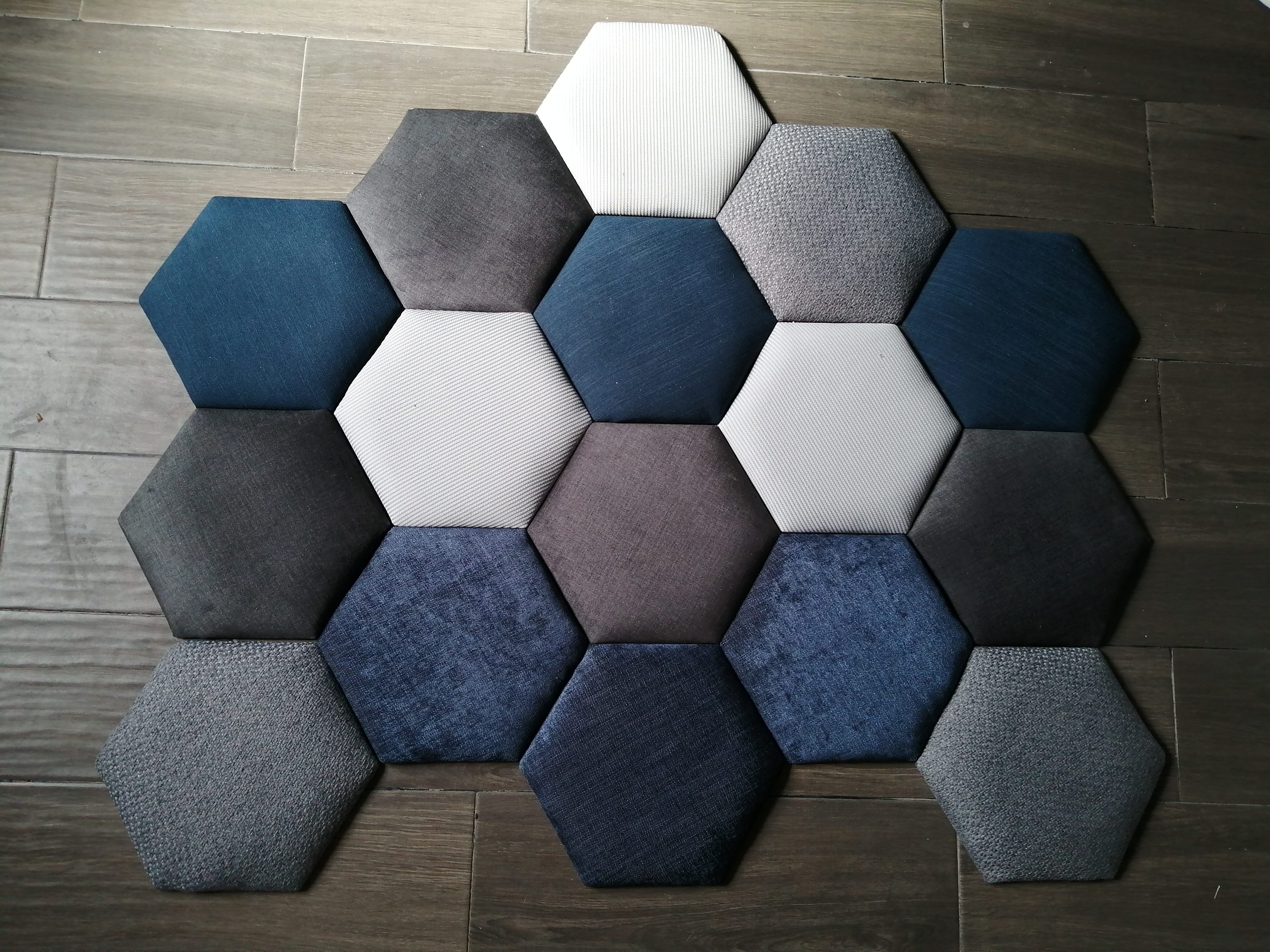 Cabecera Empotrable en Hexagonos