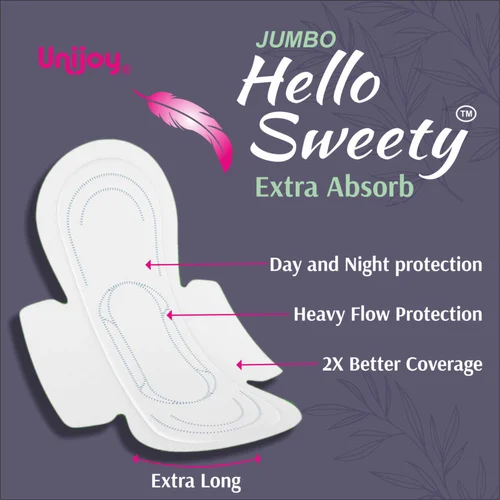 Hello sweety sanitary pad 40 psc xxxl