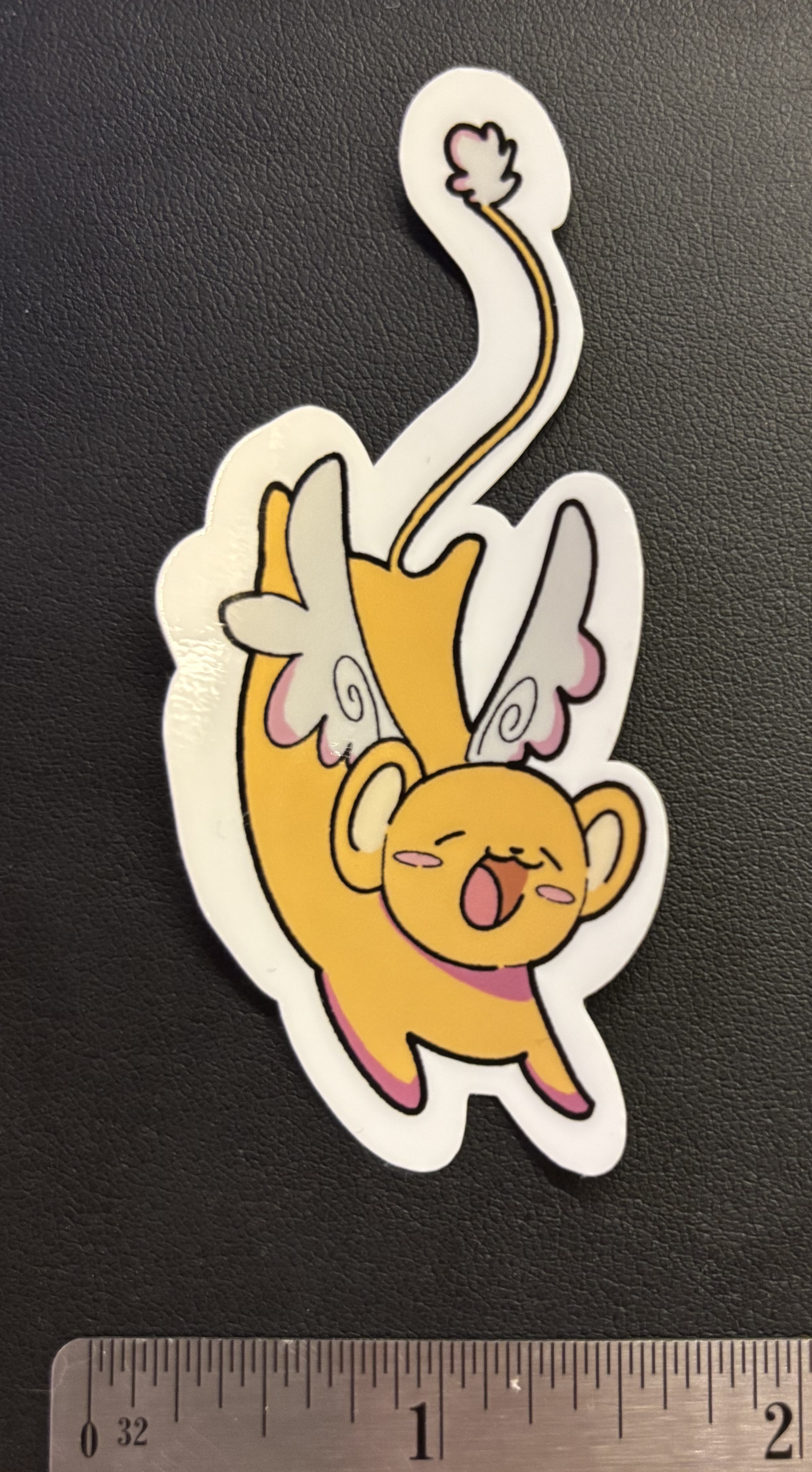 Magical Winged Bear Sticker