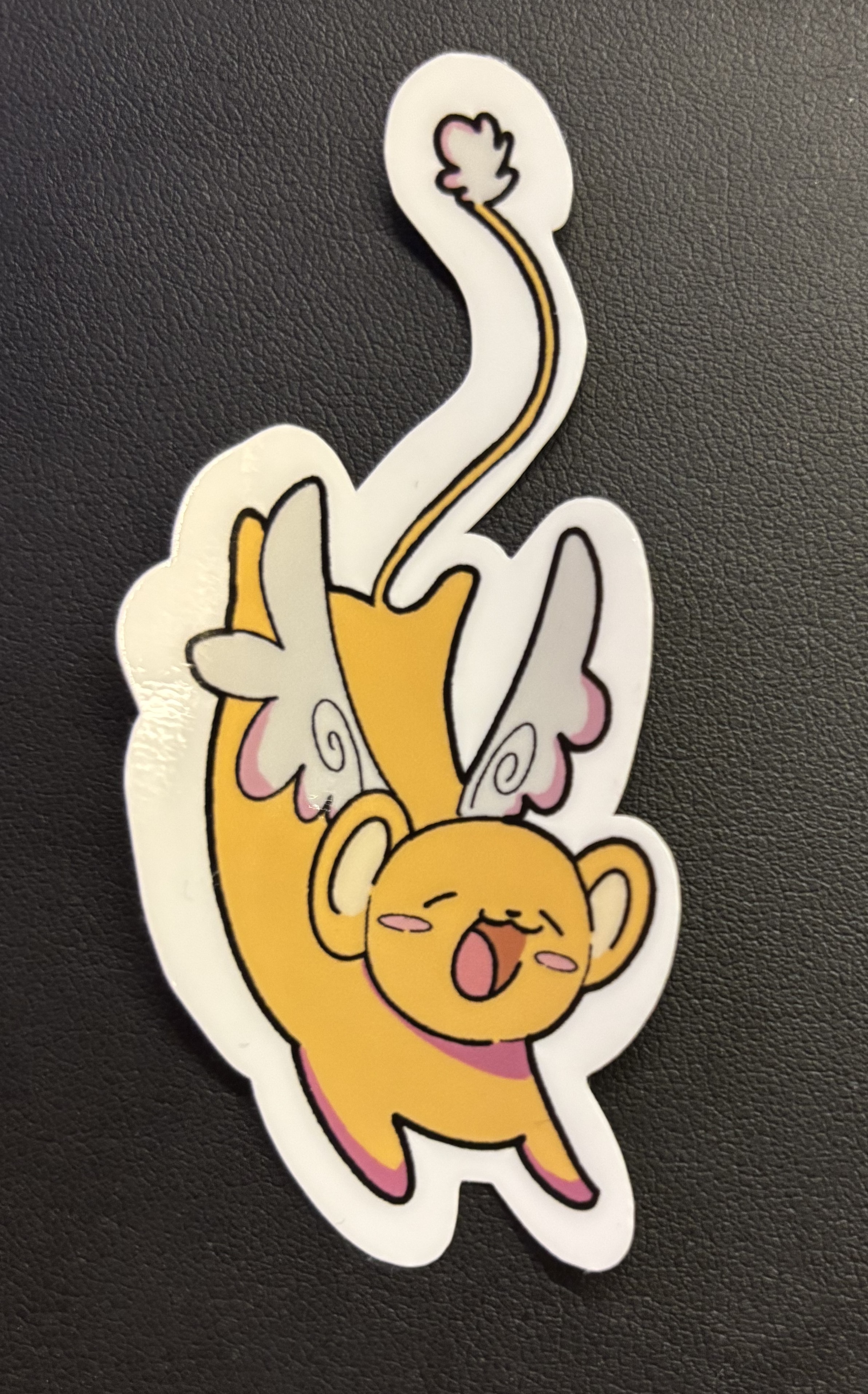 Magical Winged Bear Sticker