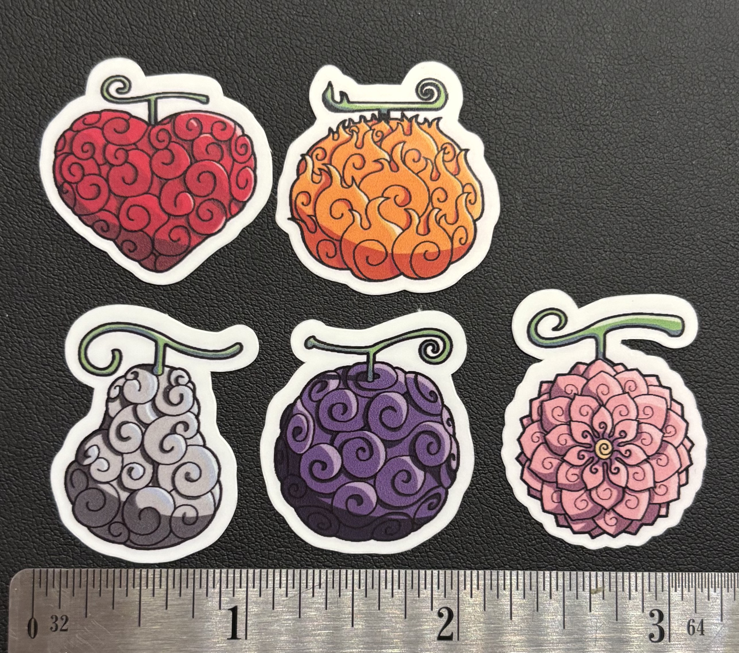 Colorful Fruit Stickers