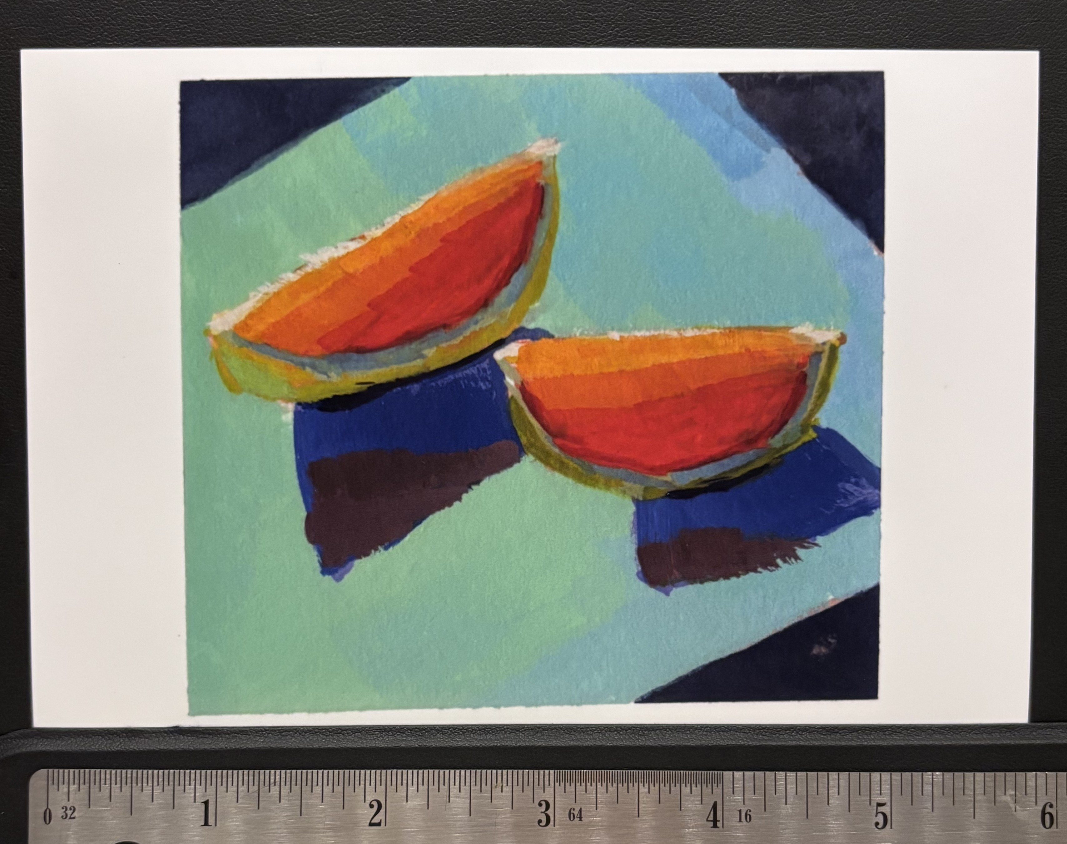 Colorful Orange Art Print