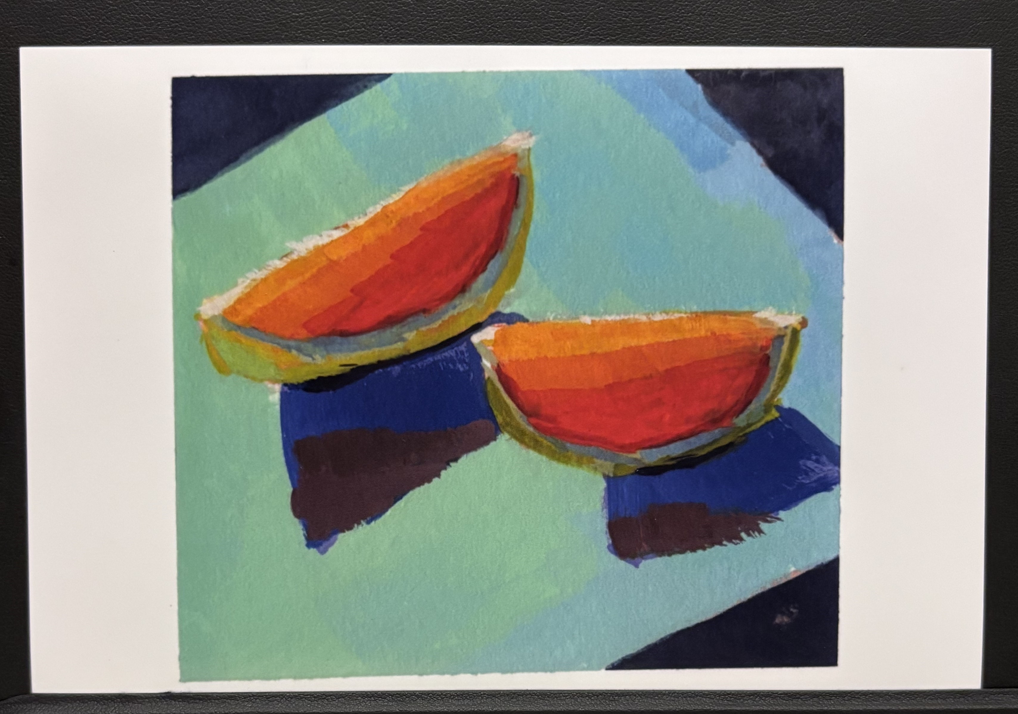 Colorful Orange Art Print