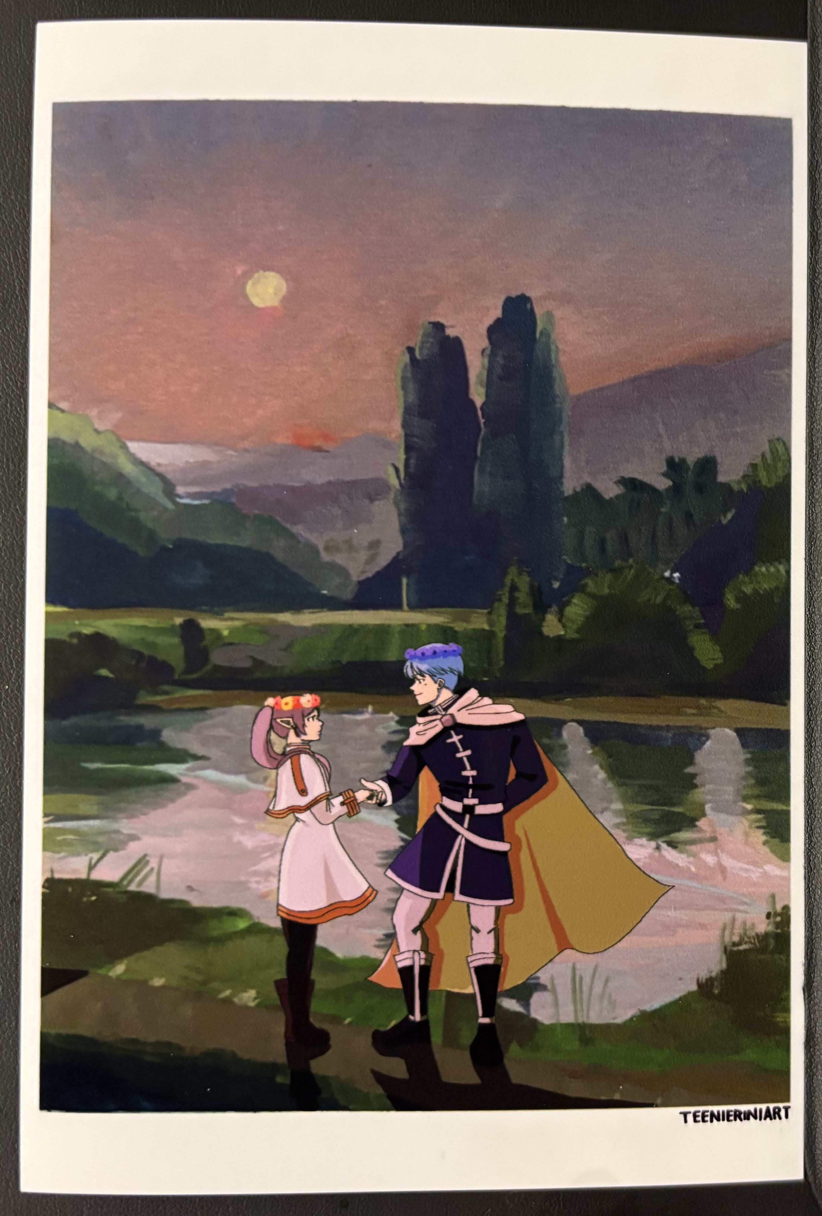 Fantasy Couple Multimedia Print