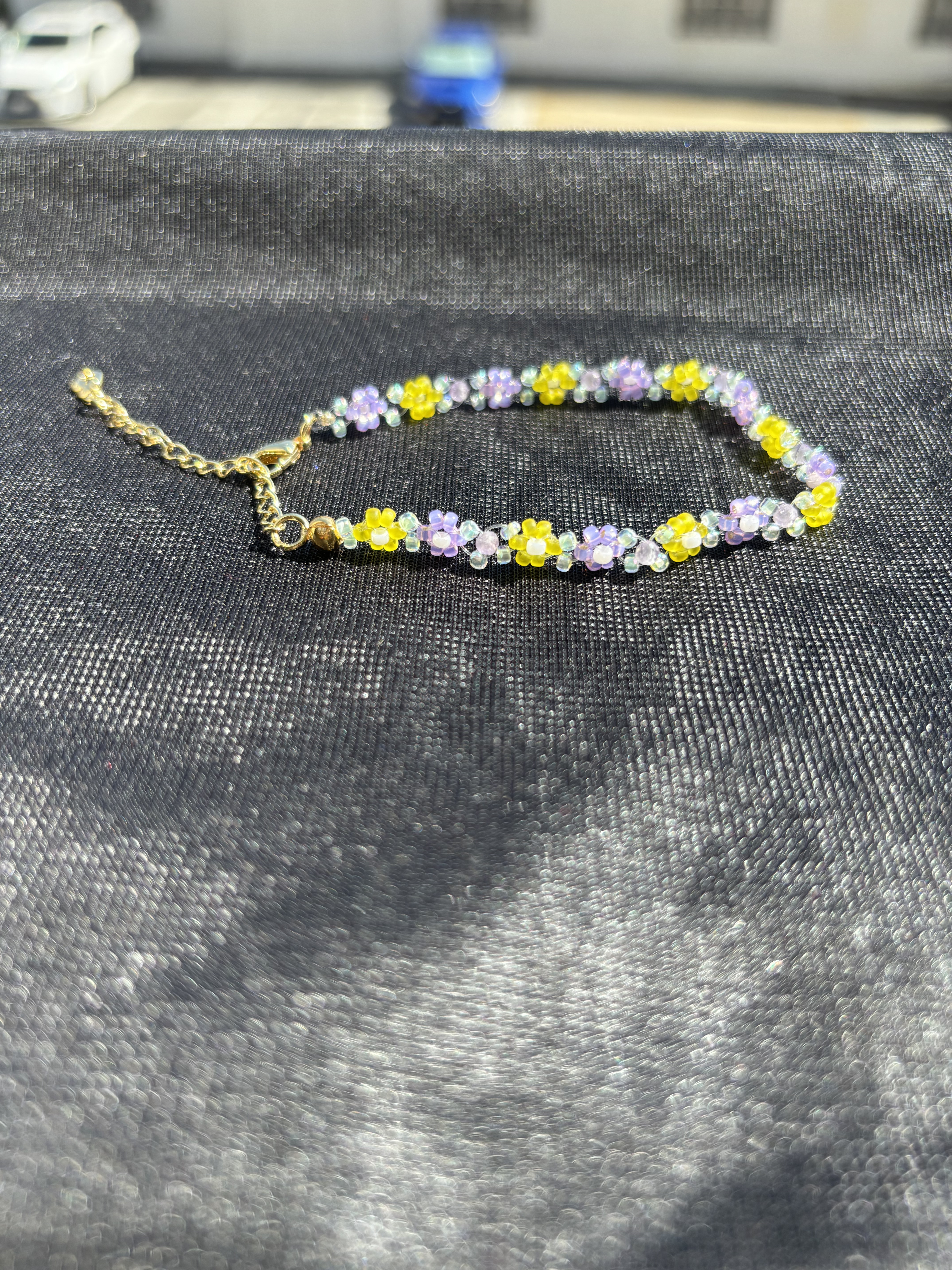 Sun and Lavender Bracelet